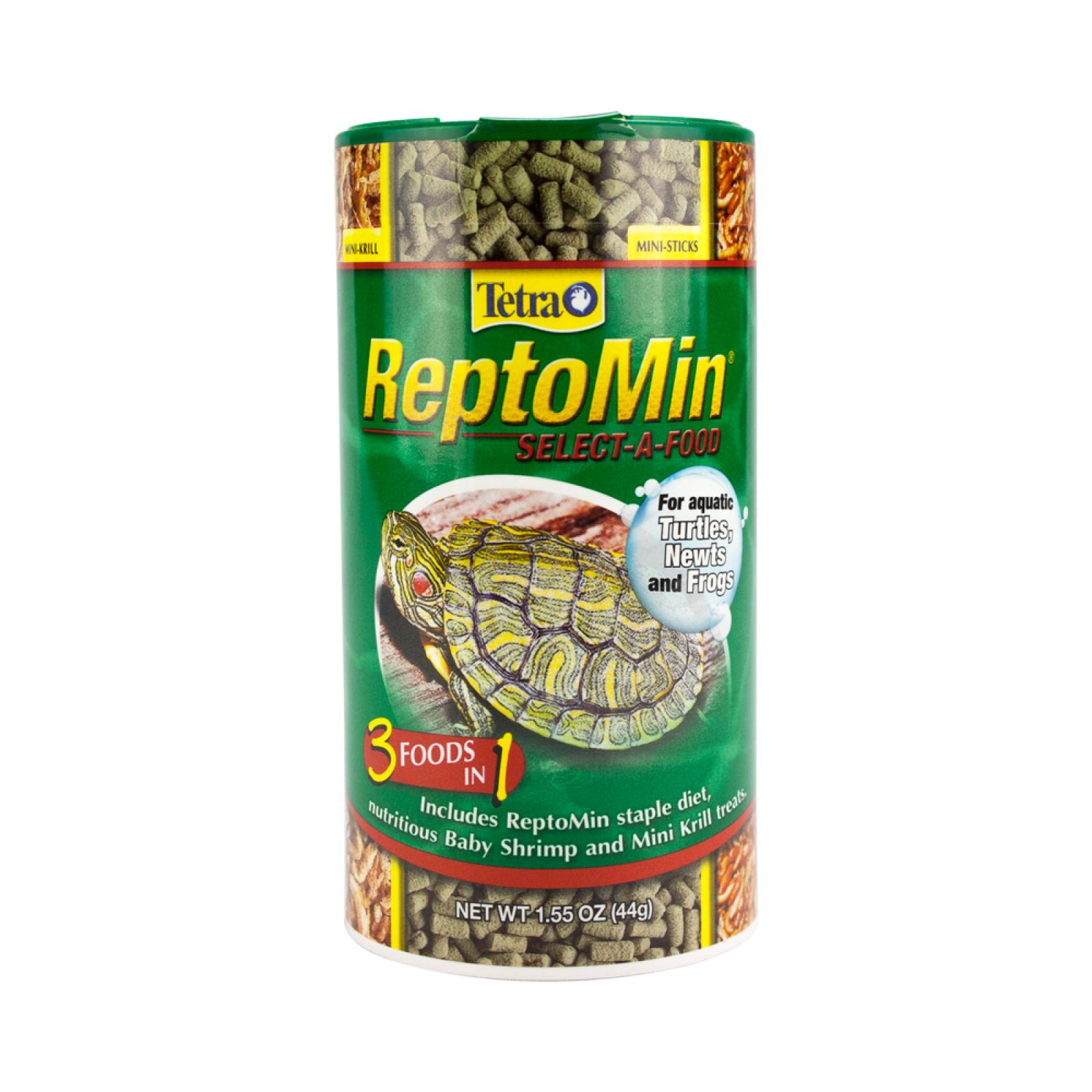 Alimento tortuga Reptomin SelectAFood 44G camaron krill stick 
