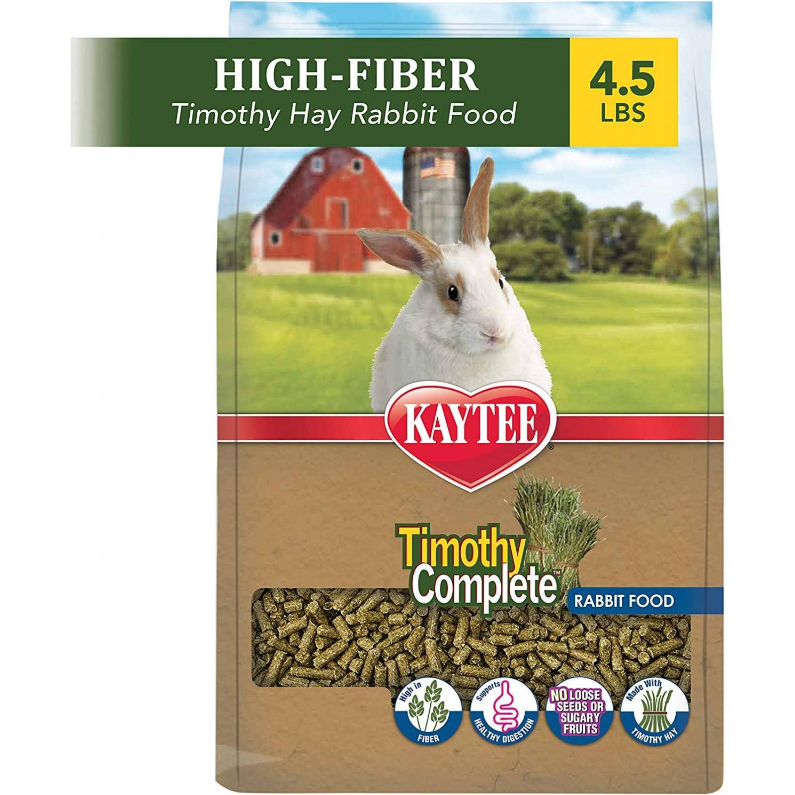 Alimento Premium Kaytee Timothy Complete Conejo 2.04 kg 
