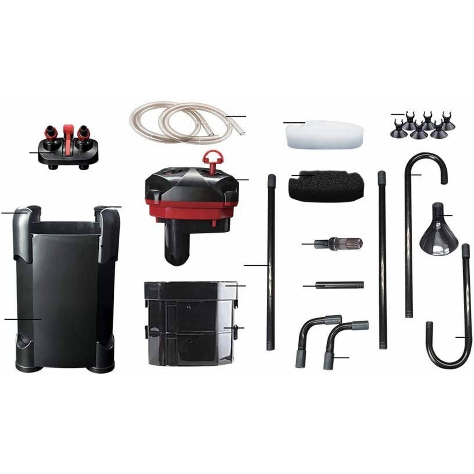 Filtro Canister AquaJet para peces o acuarios 300 litros 