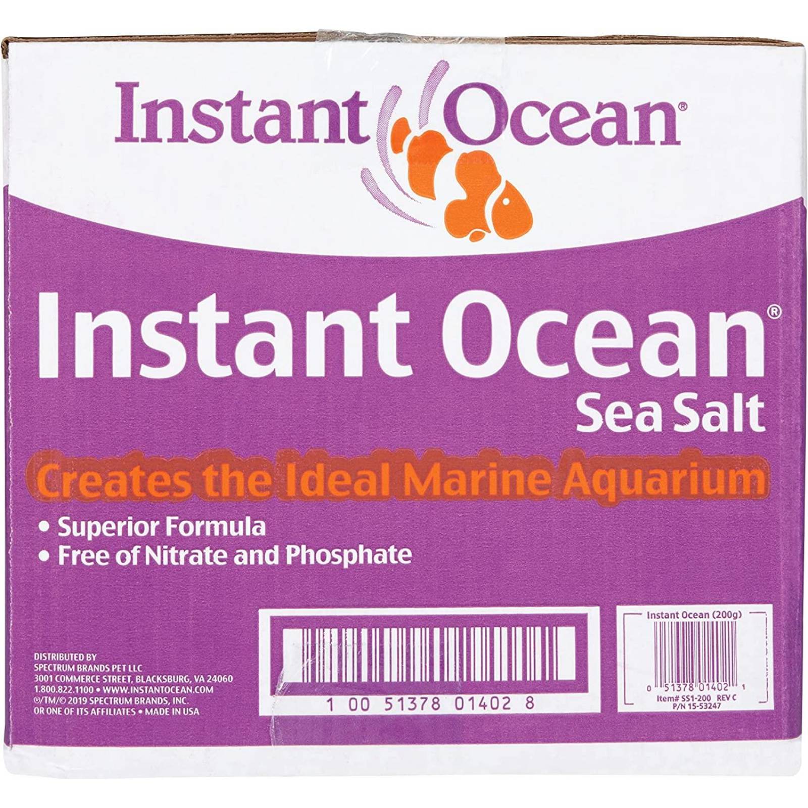 Instant Ocean Sal marina Sea Salt 757.1 lt acuario marino 