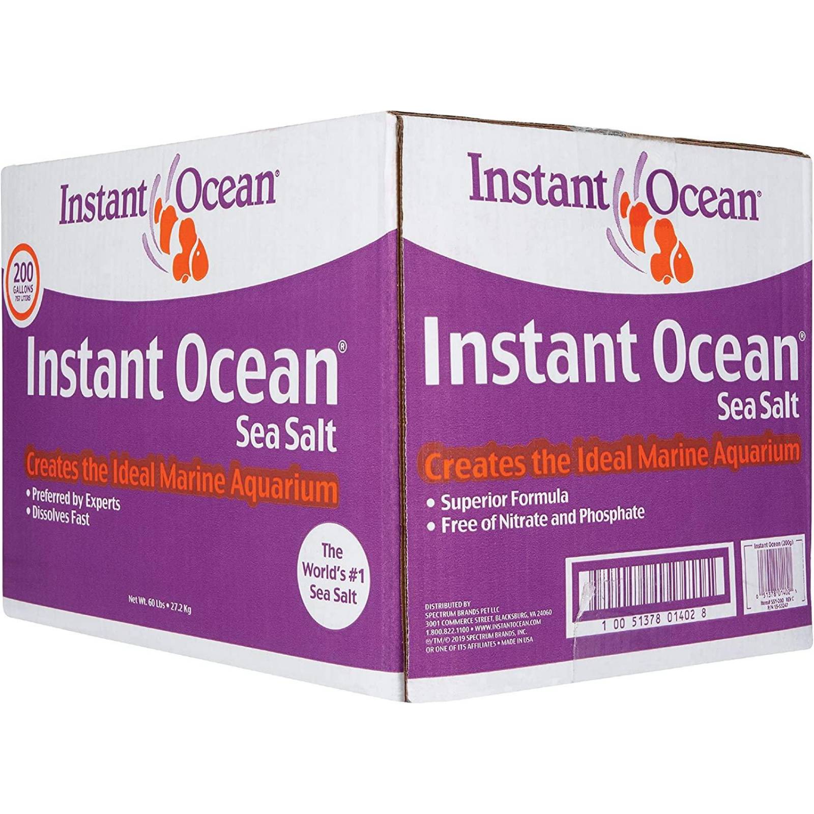 Instant Ocean Sal marina Sea Salt 757.1 lt acuario marino 