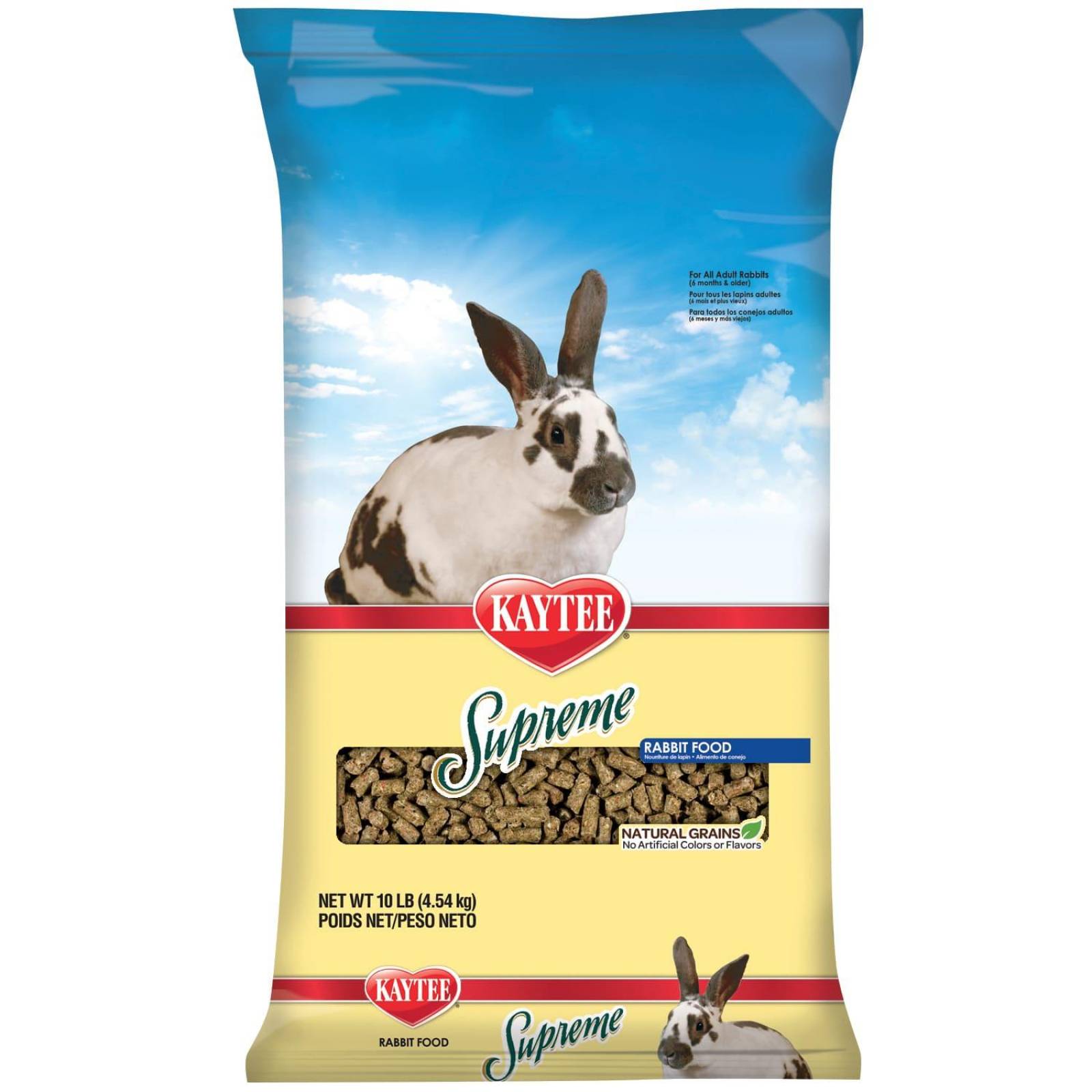 Alimento Premium Kaytee Supreme Conejo Pellets 4.53 kg 