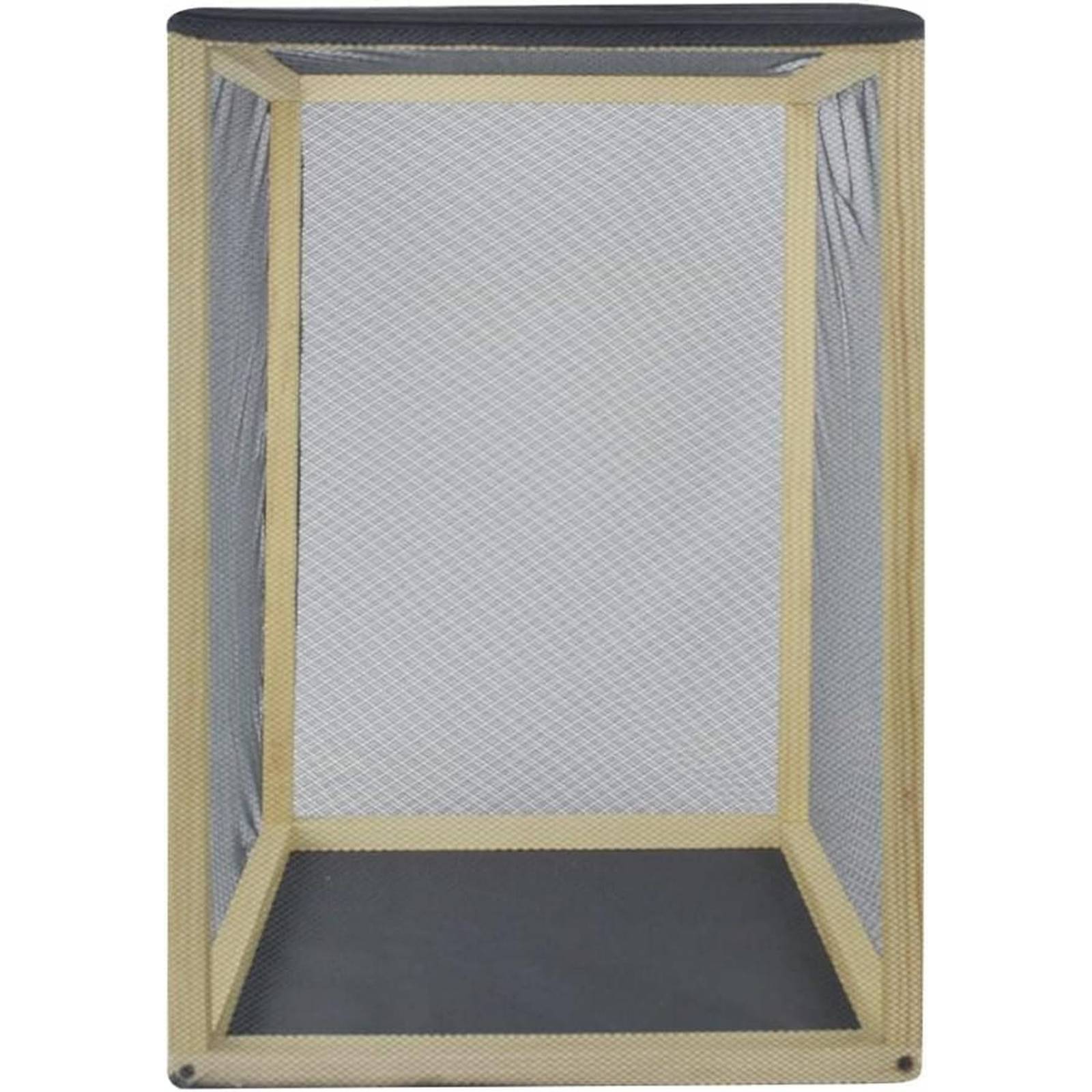 Terrario de malla y madera Reptilia armable mediano 40x40x60