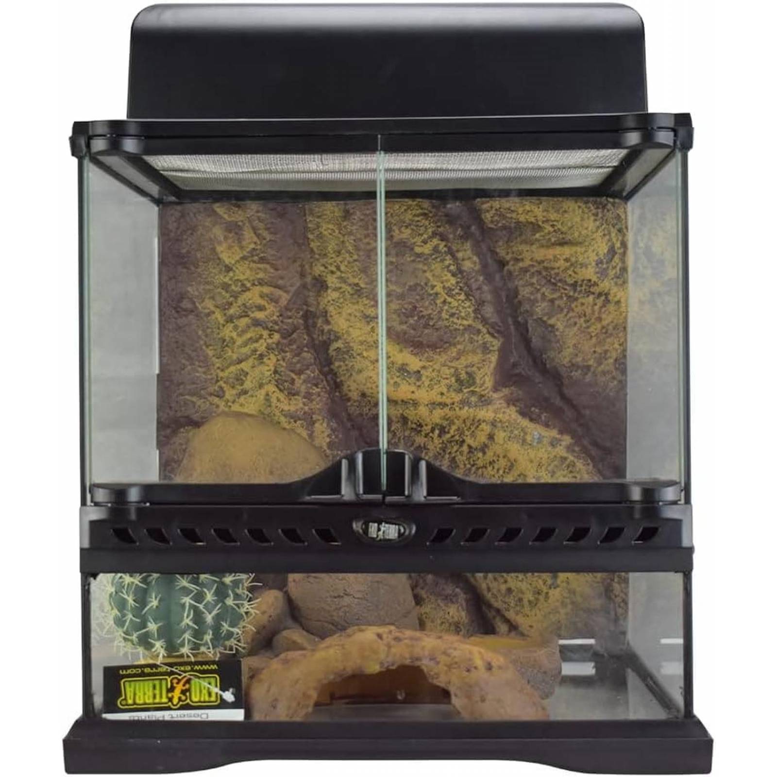 Terrario vidrio Exo-Terra desierto equipado gecko 30x30x30 