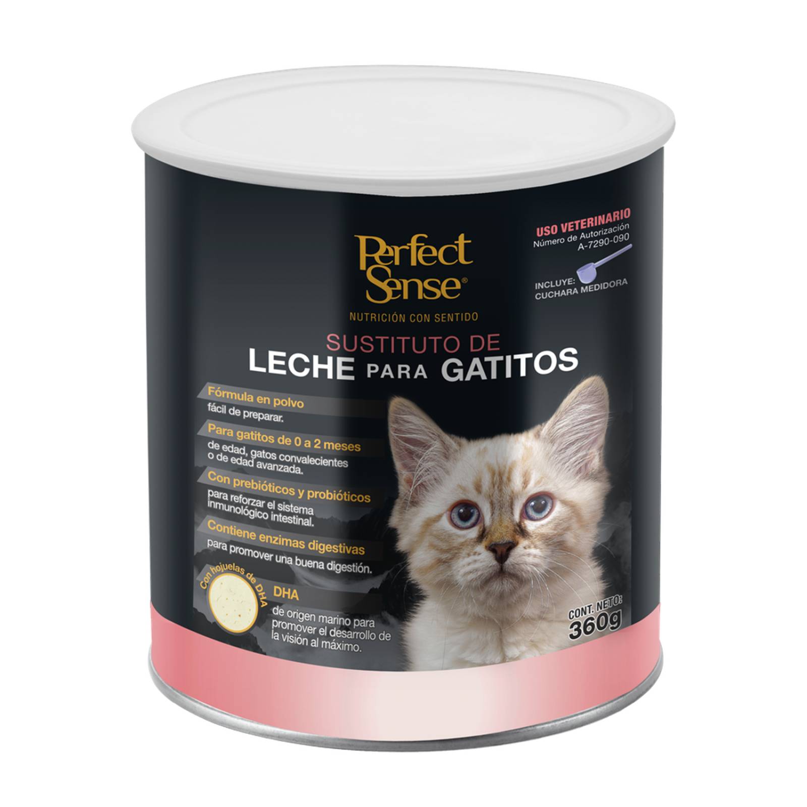 Perfect Sense formula leche polvo sustituto de gatitos 360g 