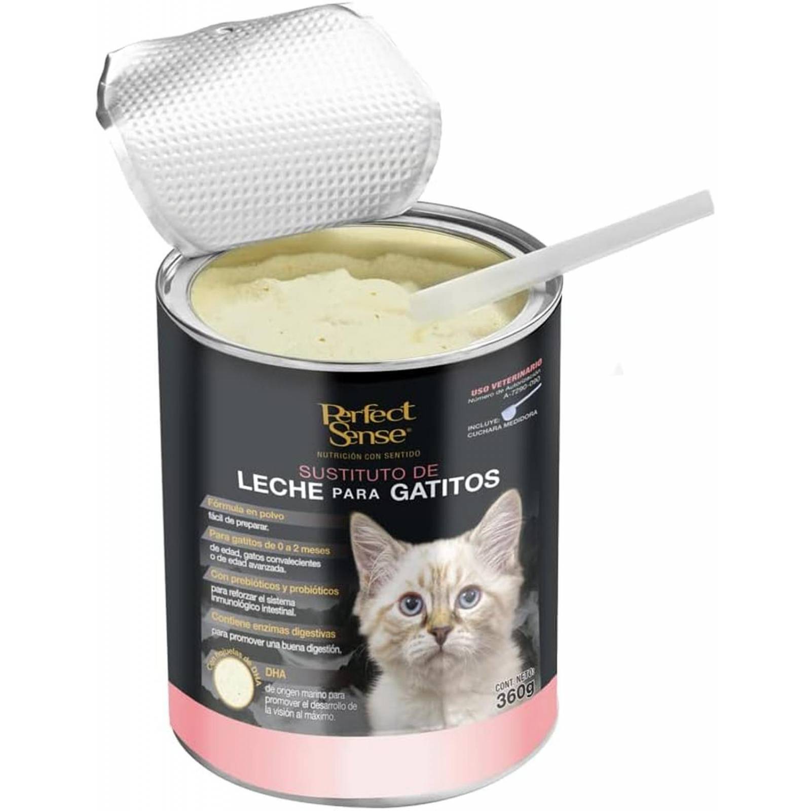 Perfect Sense formula leche polvo sustituto de gatitos 360g 