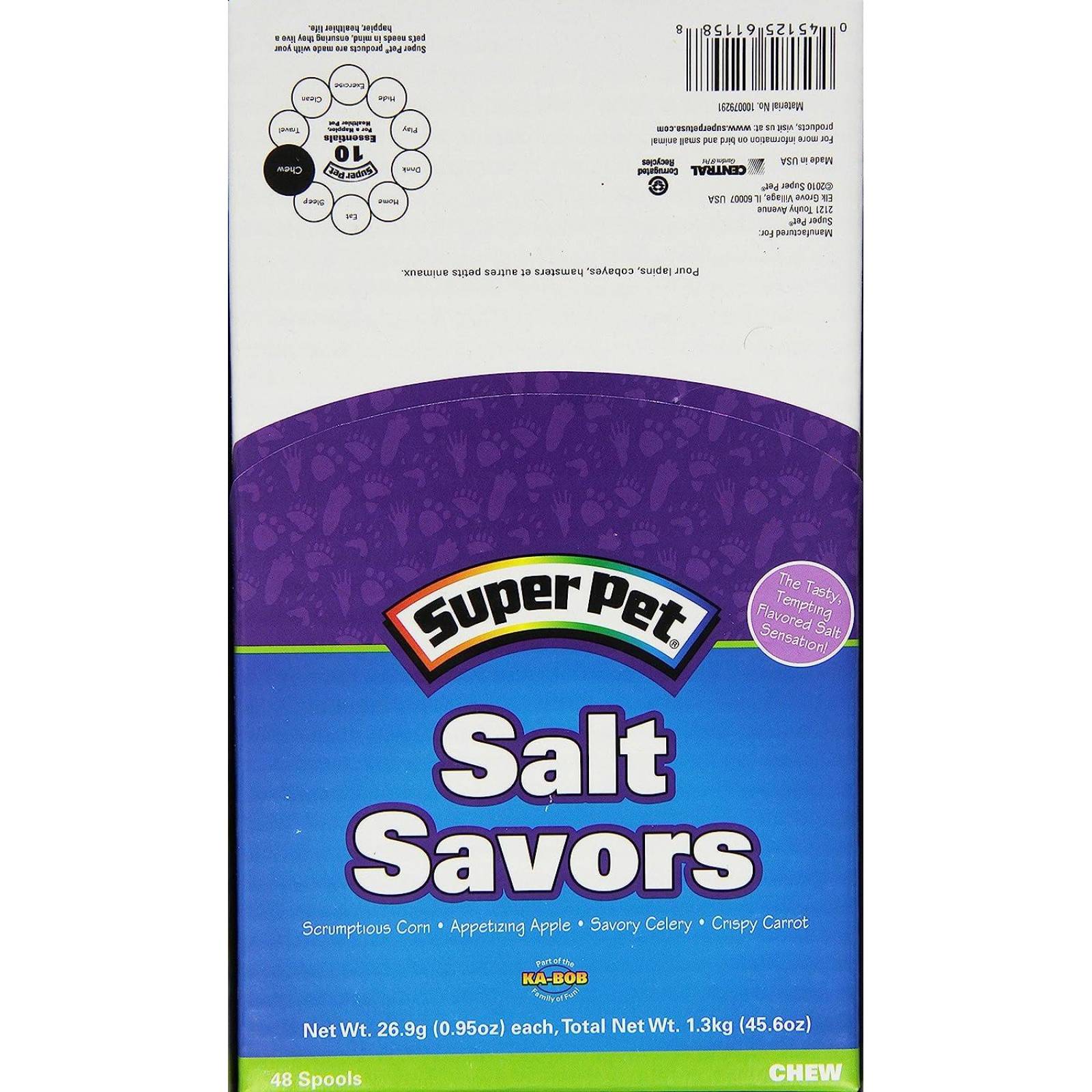 Kaytee sal minerales y vitaminas conejo cuyo hamster colgante