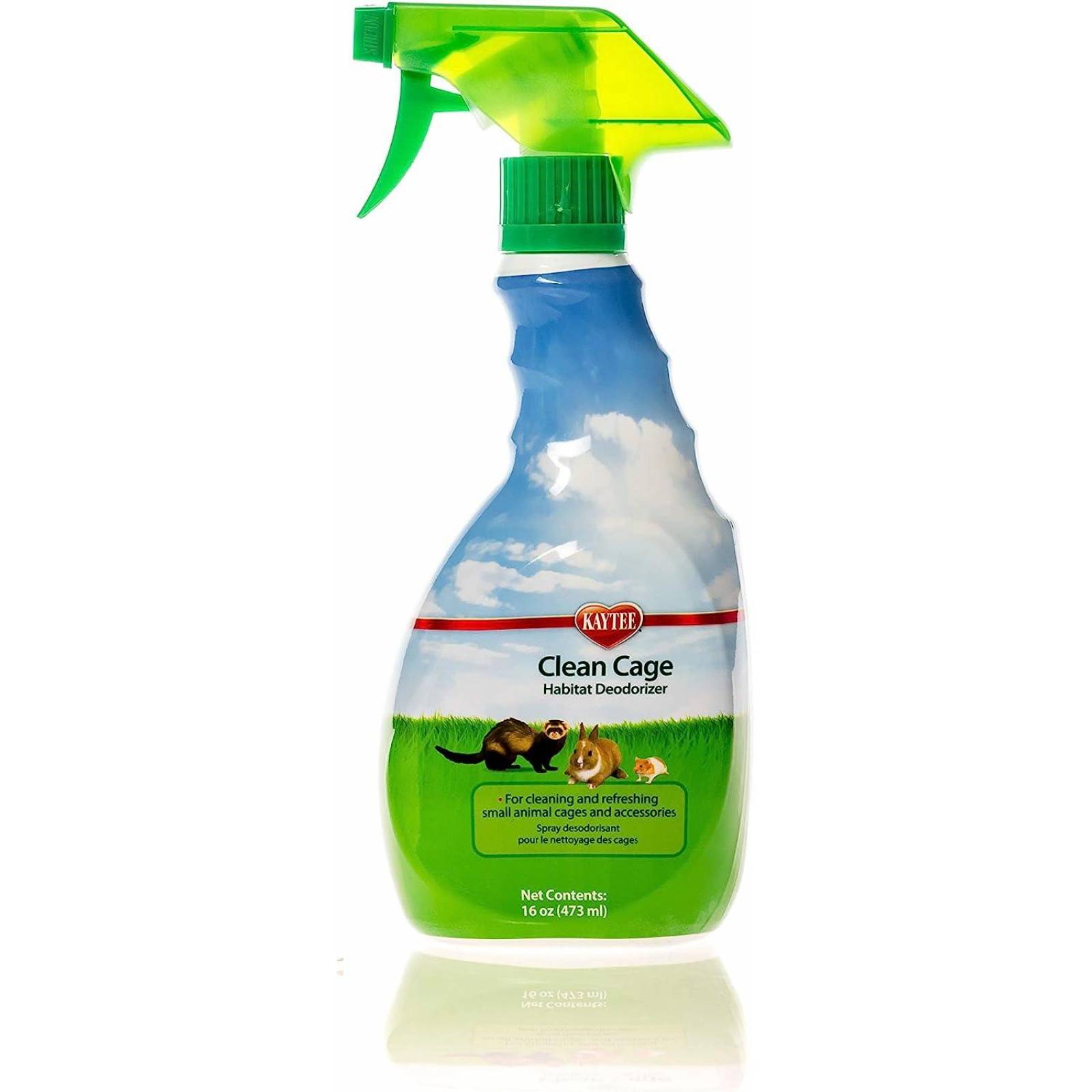 Kaytee desodorizante y limpiador jaula conejo y huron 946 ml 