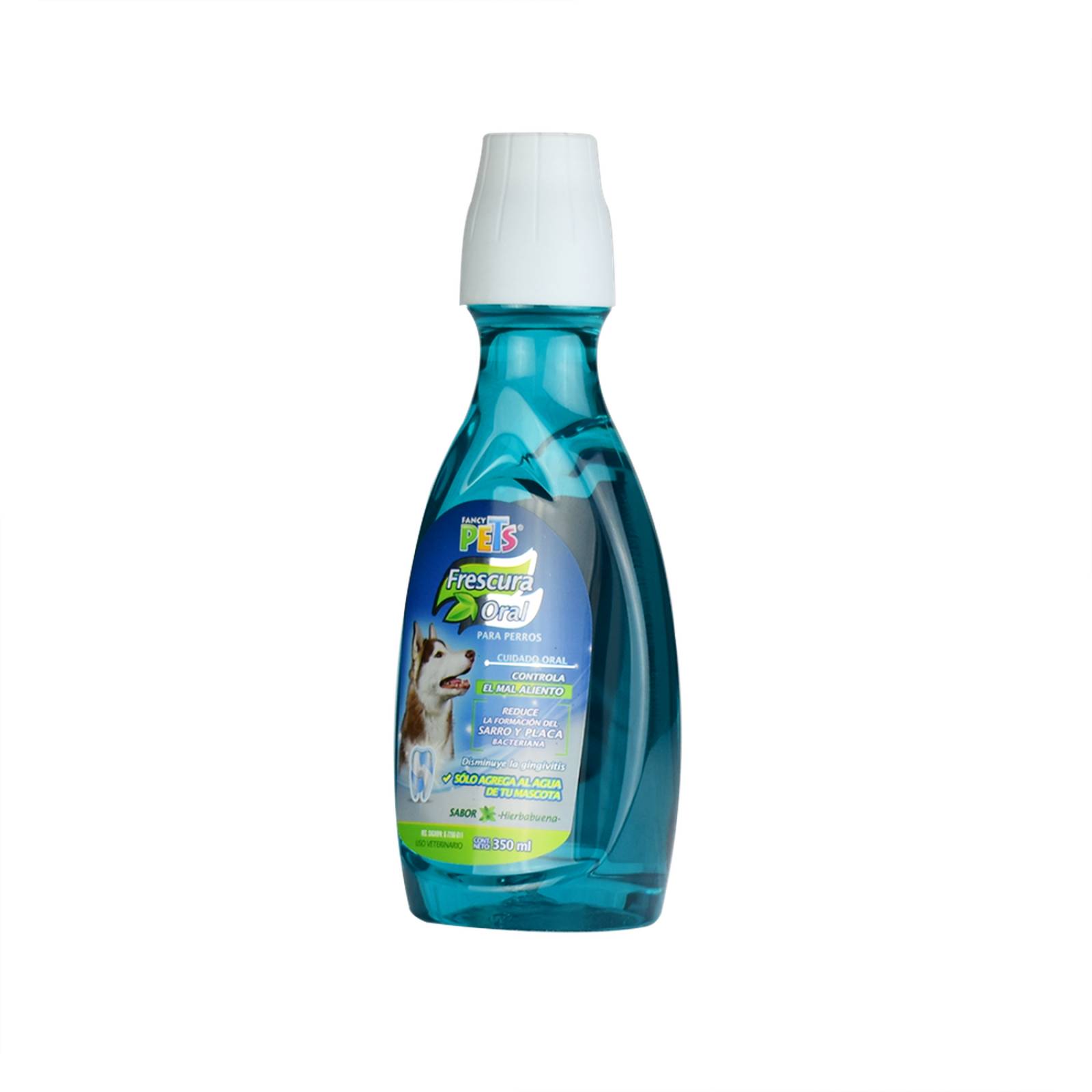 Fancy Pets enjuage bucal para perros uso diario agua 350 ml 