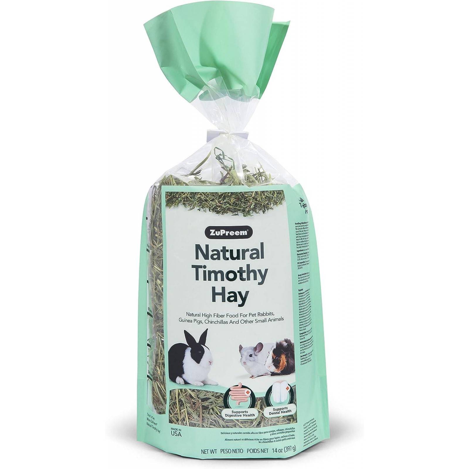 Zupreem alimento Premium Heno Timothy Natural Hay 397g 