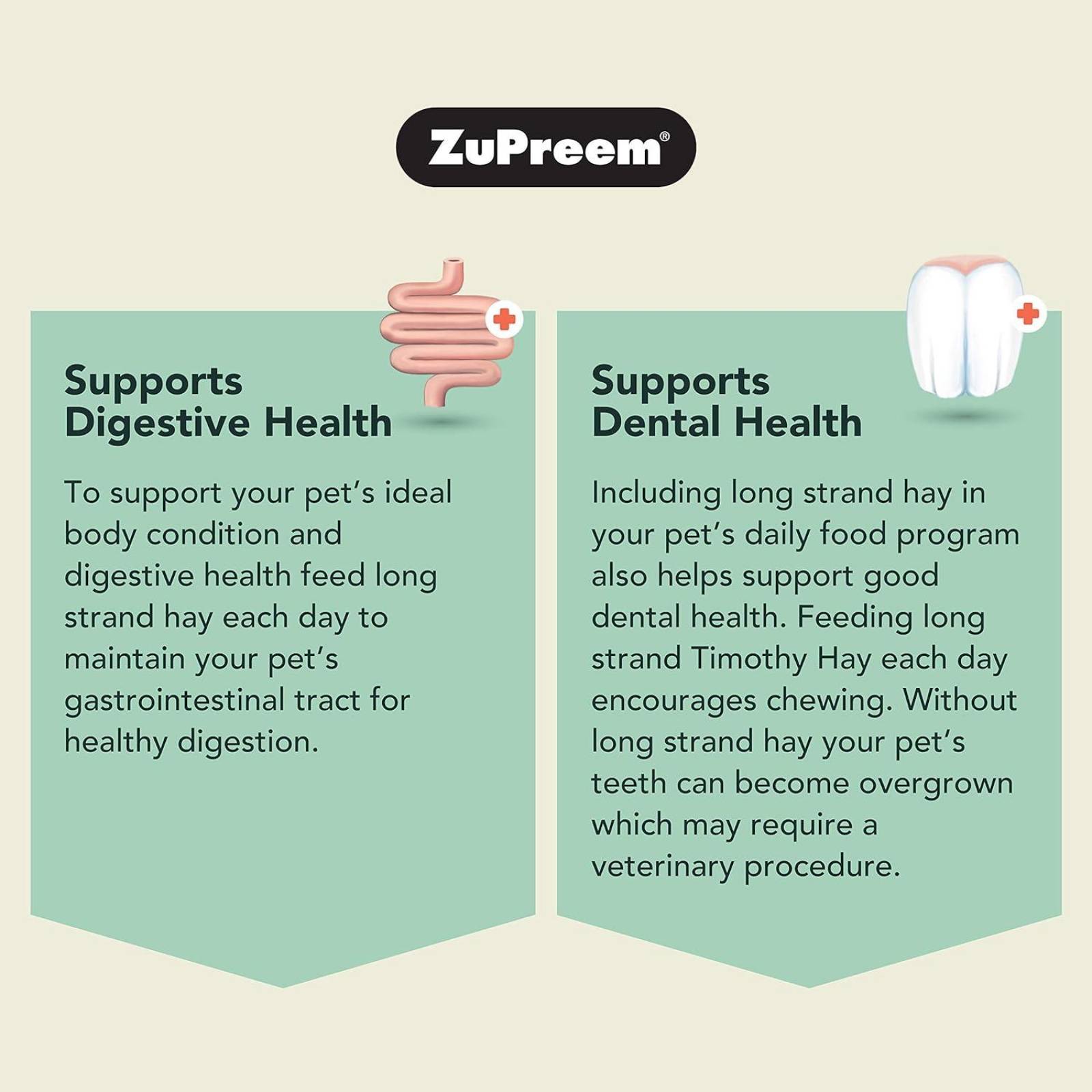 Zupreem alimento Premium Heno Timothy Natural Hay 397g 