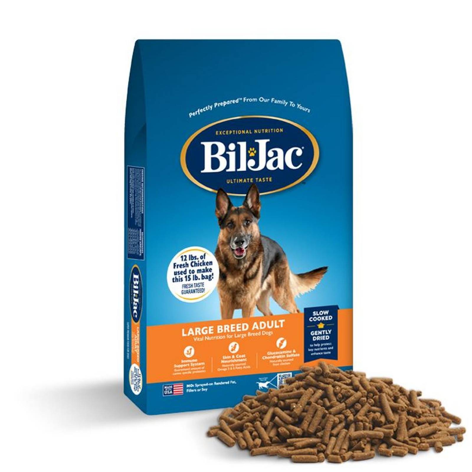 Bil-Jac alimento perro adulto raza grande 6.80 kg 