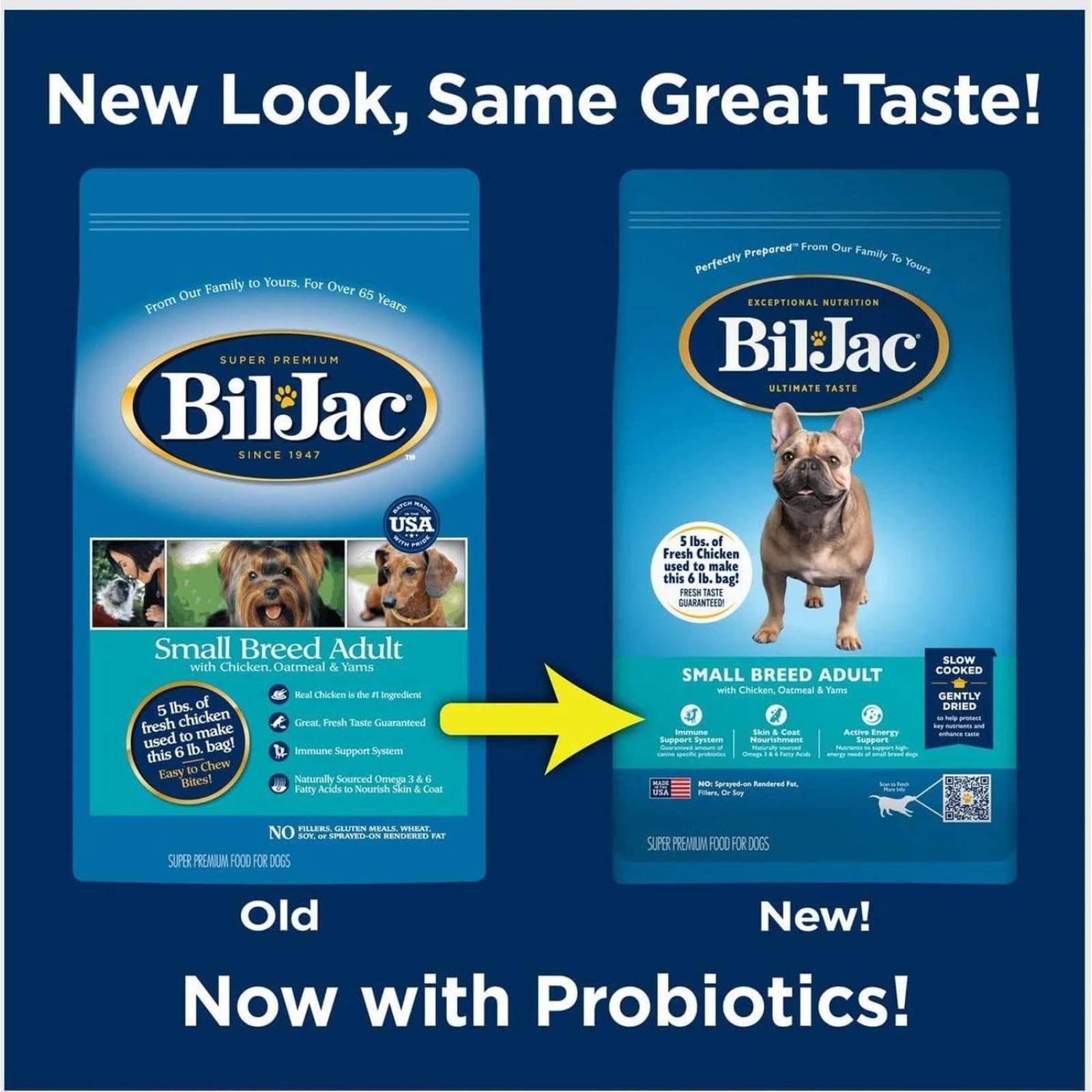 Bil-Jac alimento perro adulto de raza chica 2.72 kg 