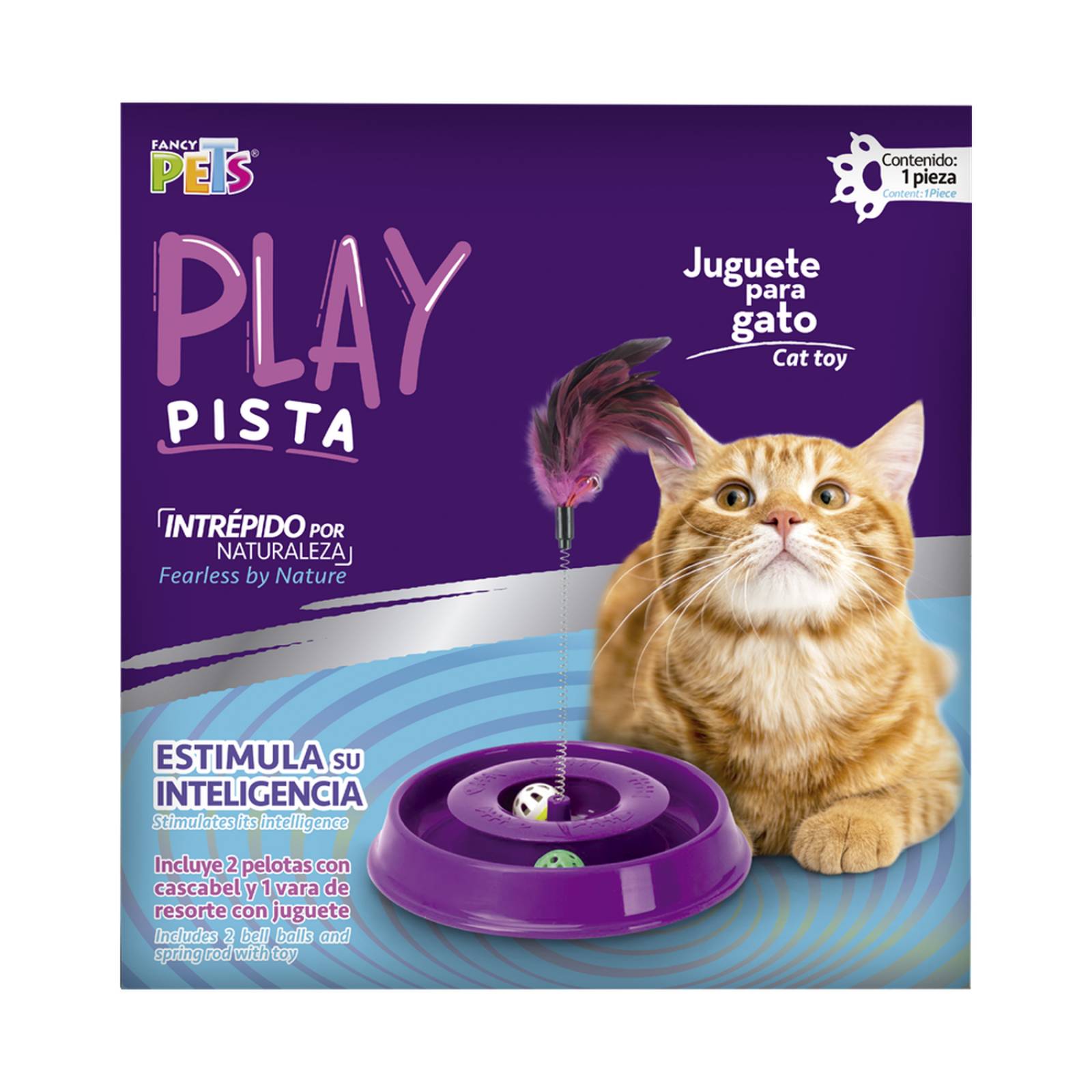Fancy Pets Juguete para gatos interactivo pista play 50 cms 