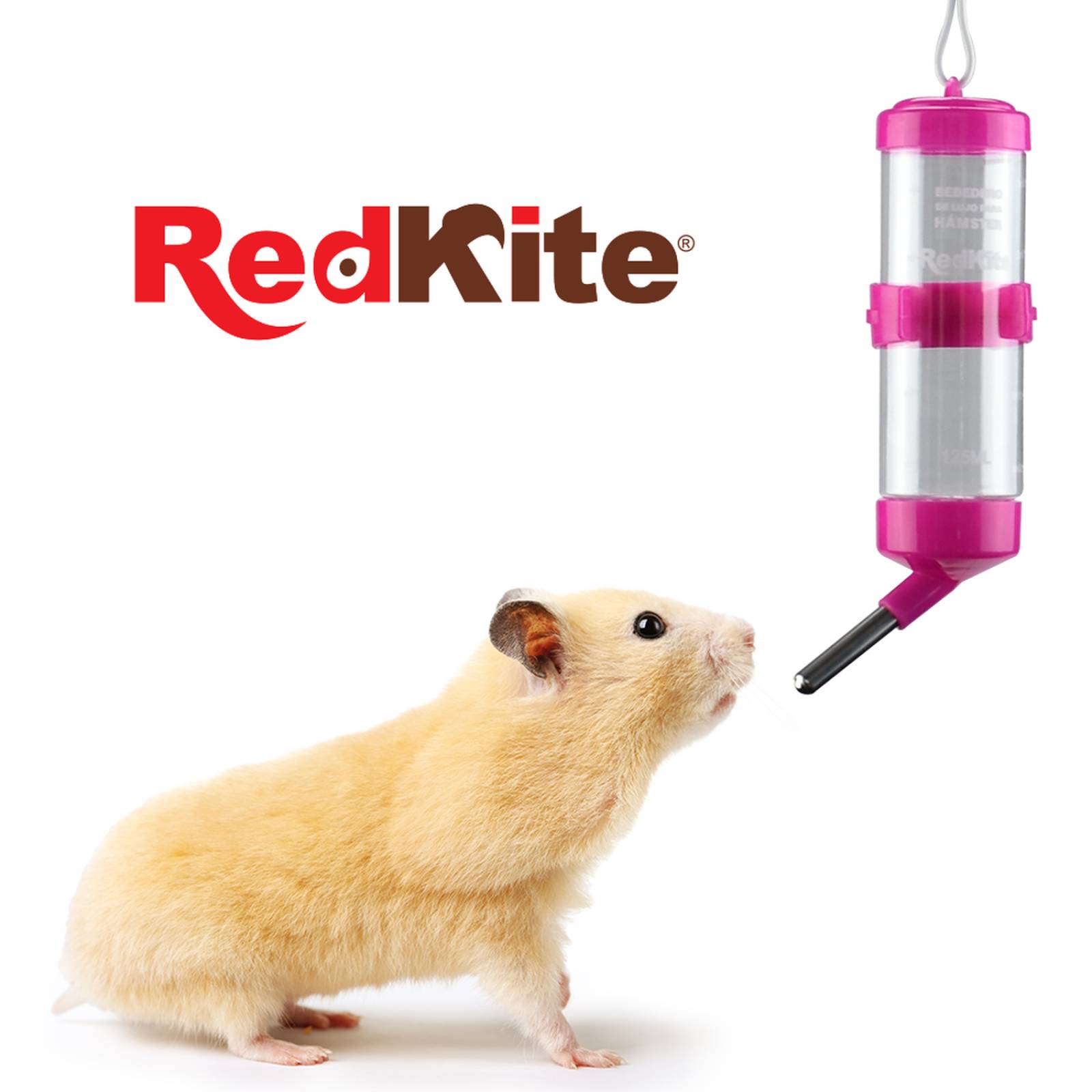Redkite bebedero colgante antigoteo para hámster 125ml 