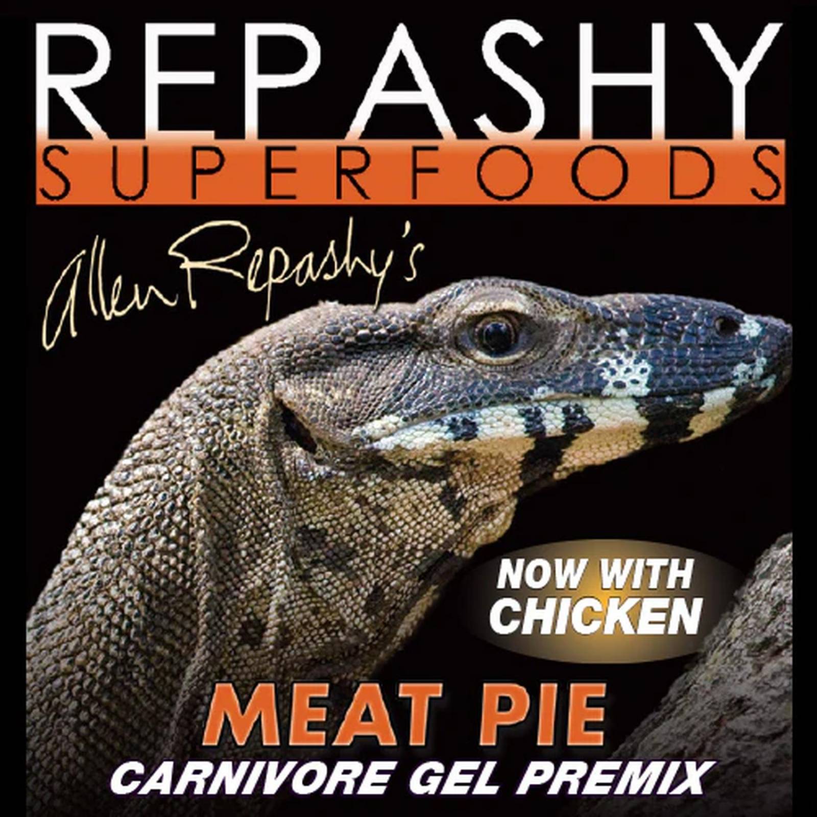 Repashy Meat Pie prealimento gel varano, tegu, triton, salamandra, escuerzo 85g