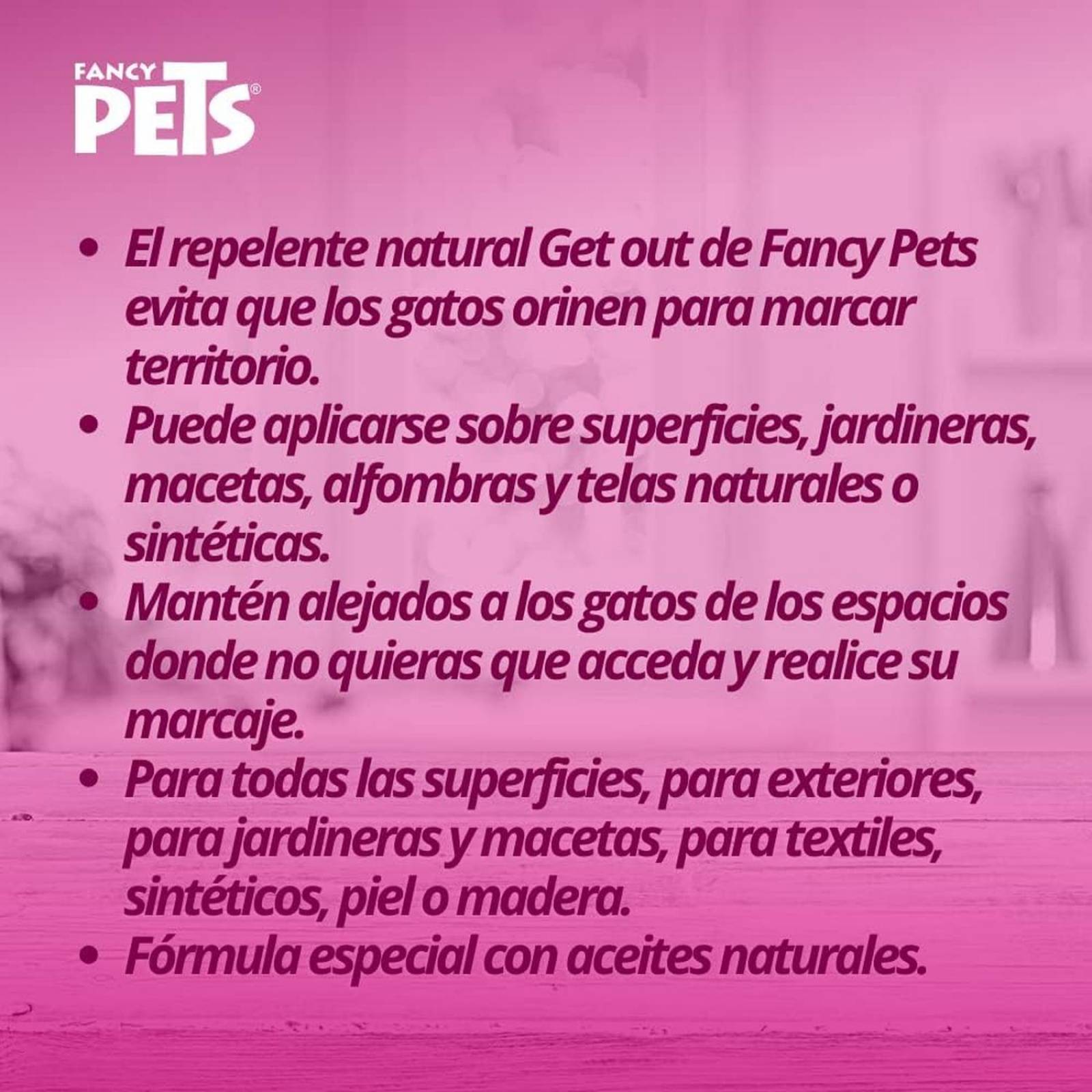Fancy Pets Repelente natural para gatos evita orina 250 ml 