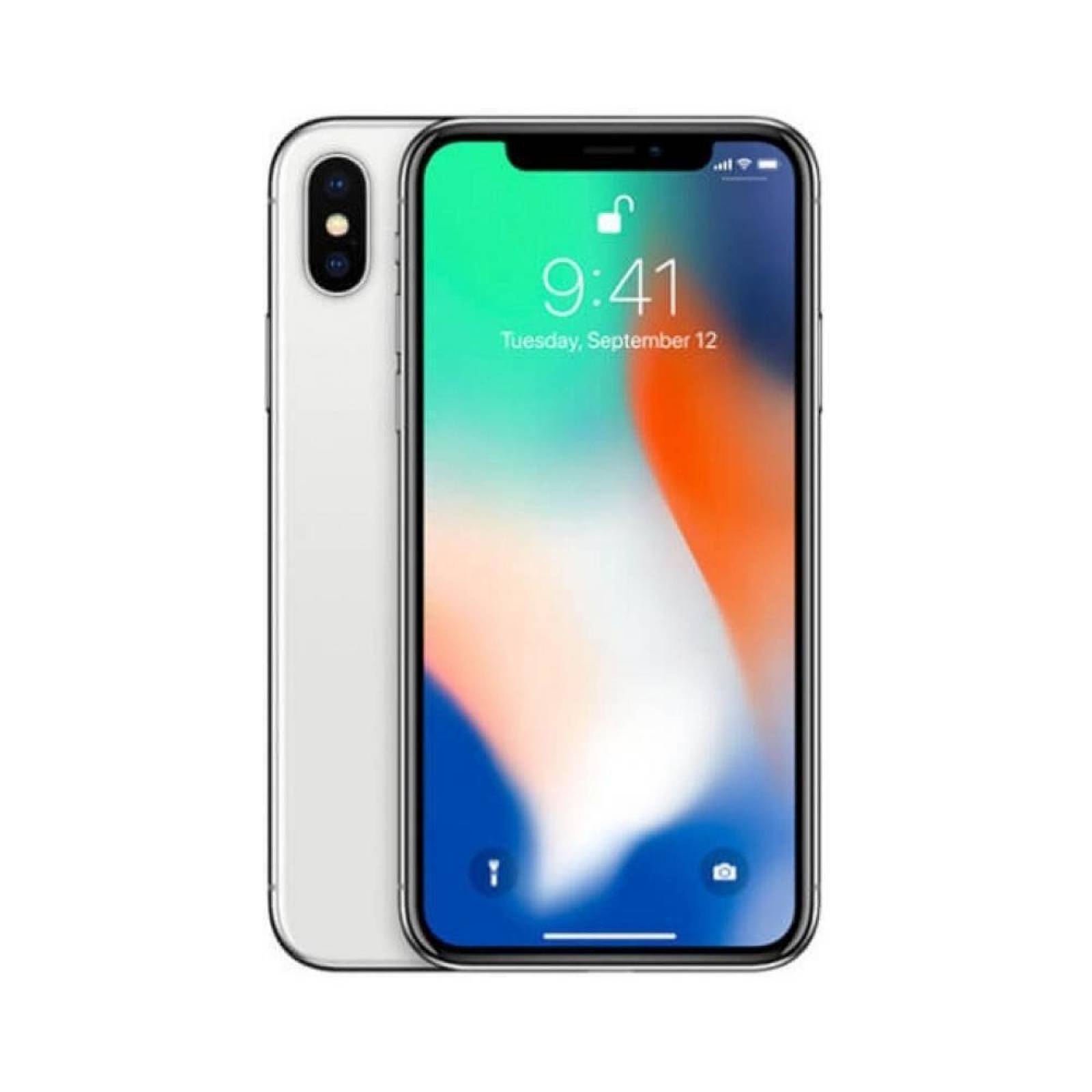 Apple iPhone X Plata 256GB Reacondicionado Grado A 