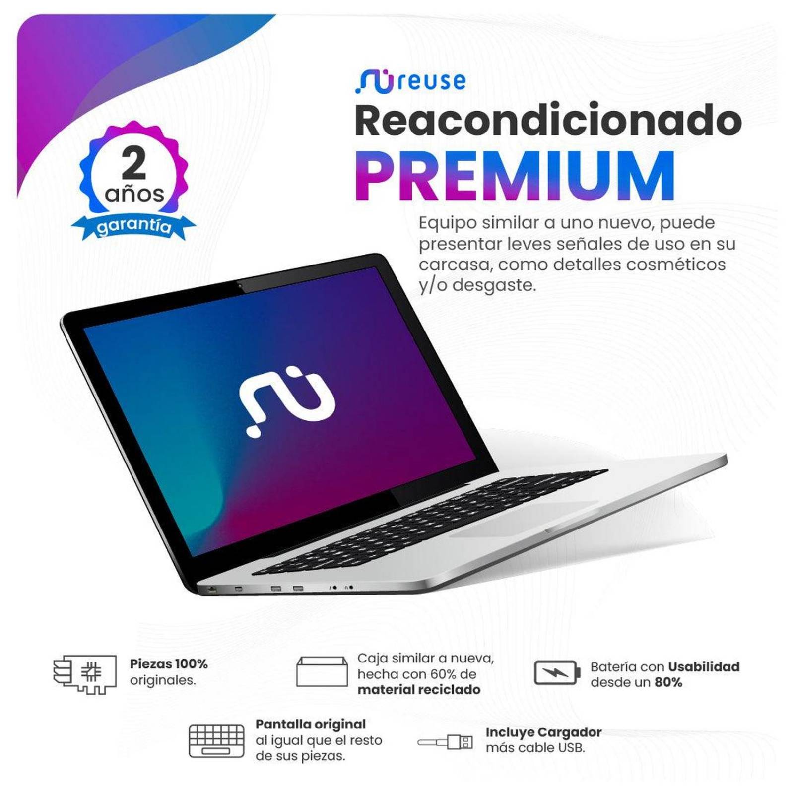 Apple MacBook Pro 16" Core i7 2.6 (2019, 16GB - 512GB) SSD Gris Reacondicionado