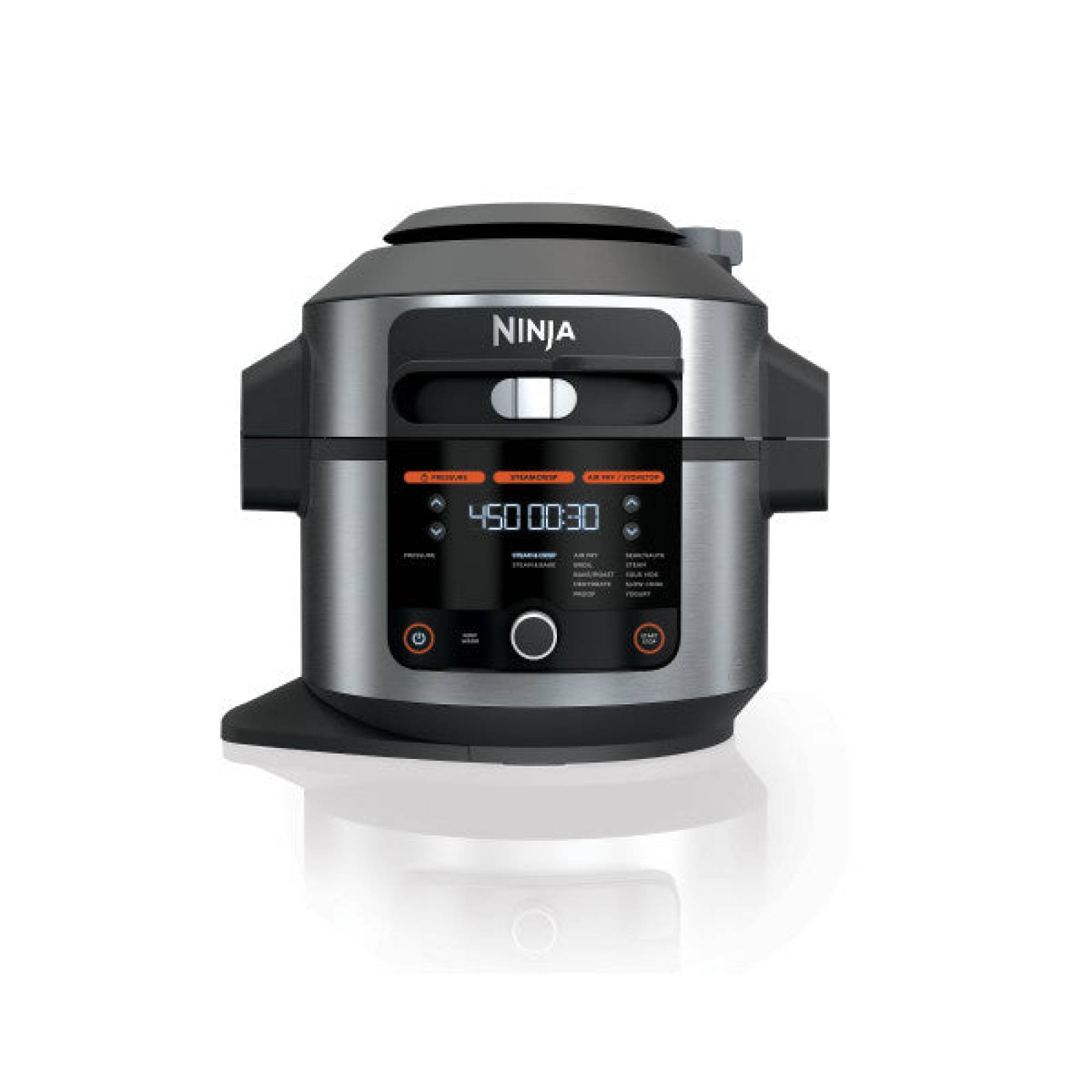 Olla de presión multifuncional Ninja Foodi OL701 7 L, con air fryer 14 en  1, gris