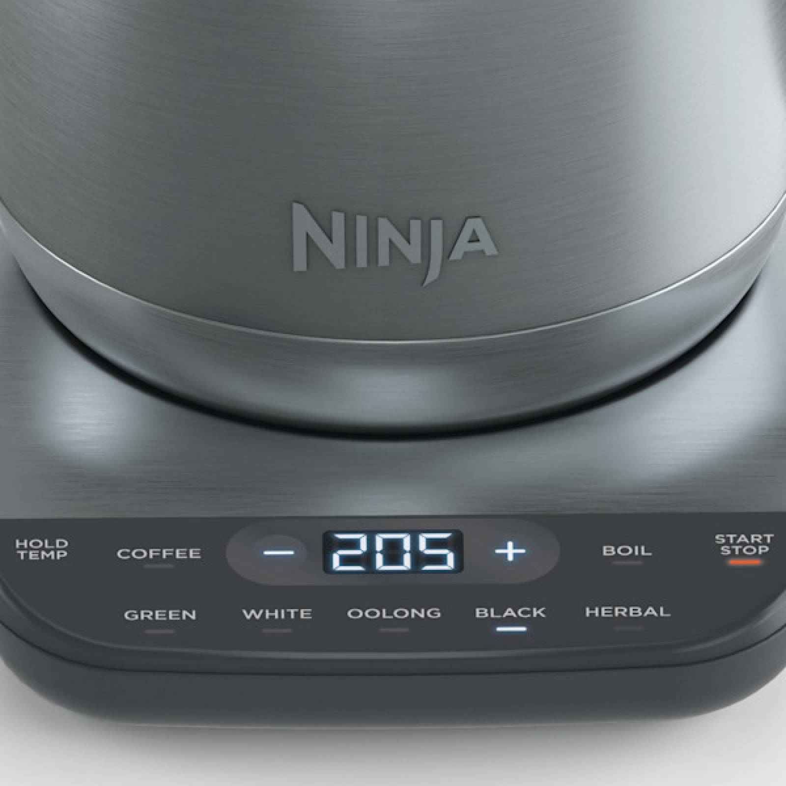 Tetera eléctrica Ninja KT200 7 tazas, 7 programas, para té y café, gris 