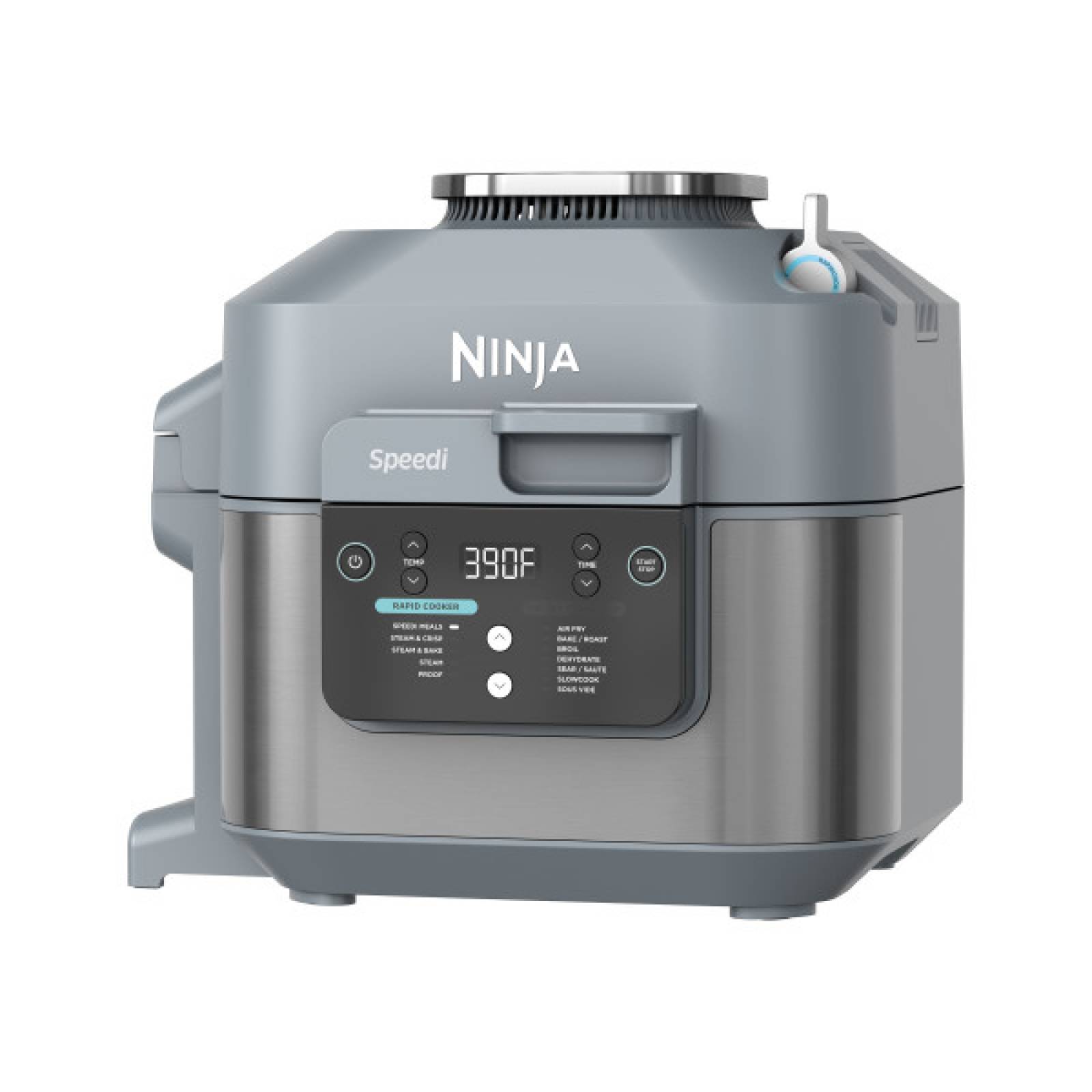 Freidora de aire Ninja Speedi SF301 5.6 L,12 en 1, plata 