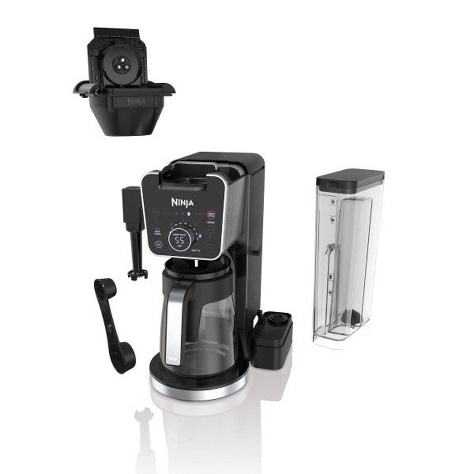 Cafetera Ninja CFP301 12 tazas, 9 tamaños, 4 programas, Dualbrew Pro 