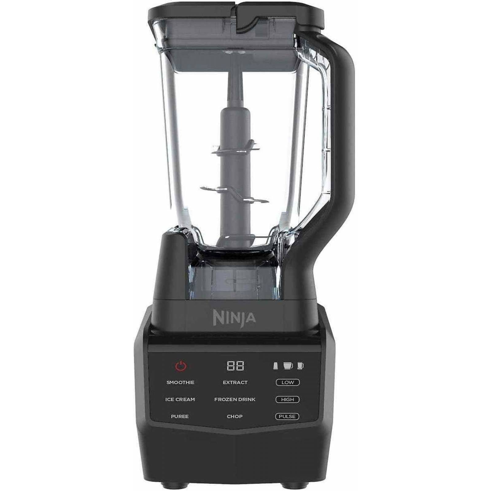 Licuadora Ninja Procesador + Extractor CT672A 6 programas, 1100 watts, 1.5 hp, negra 