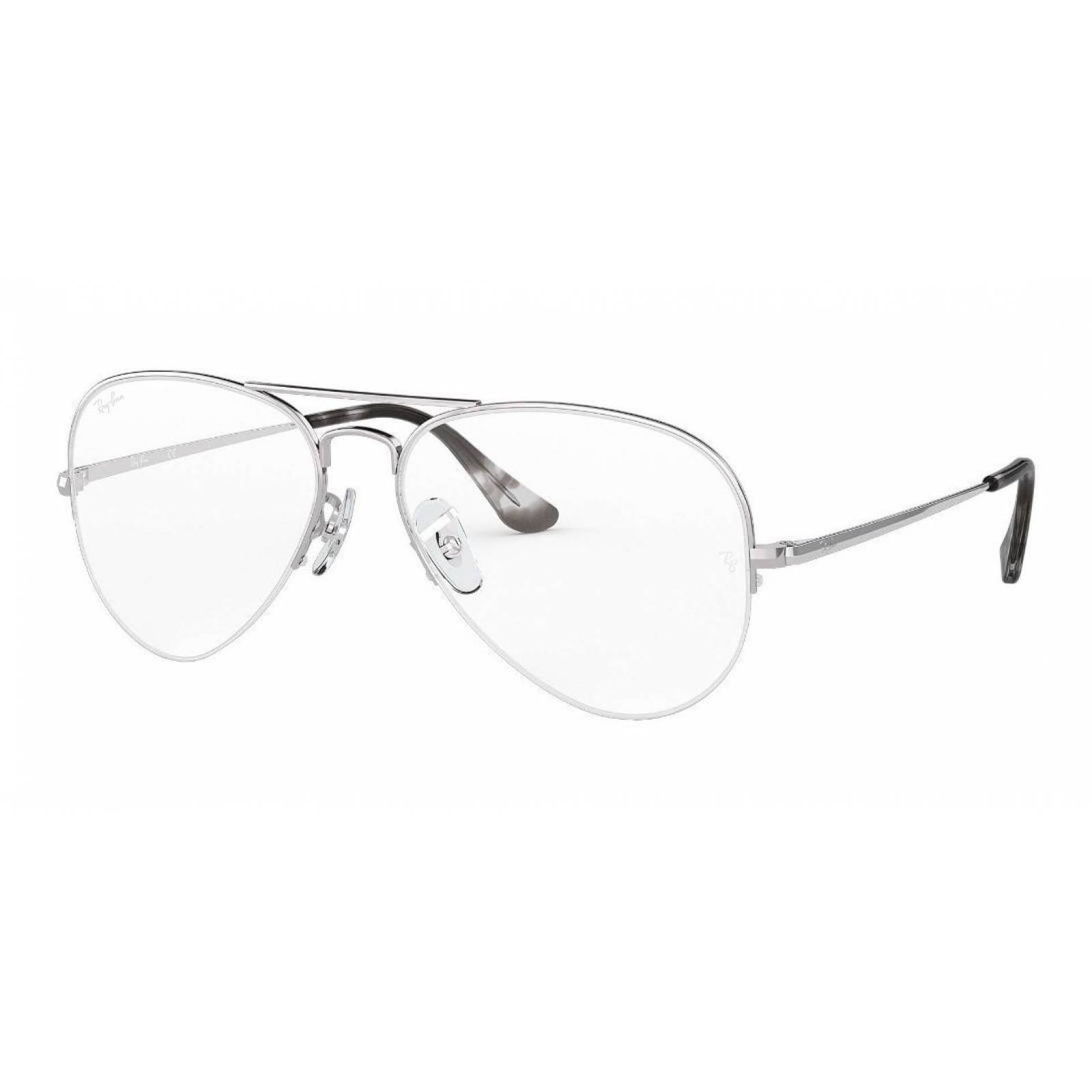 Ray Ban Oftalmico Rb6589 2501 Aviator Gaze Plateado Original