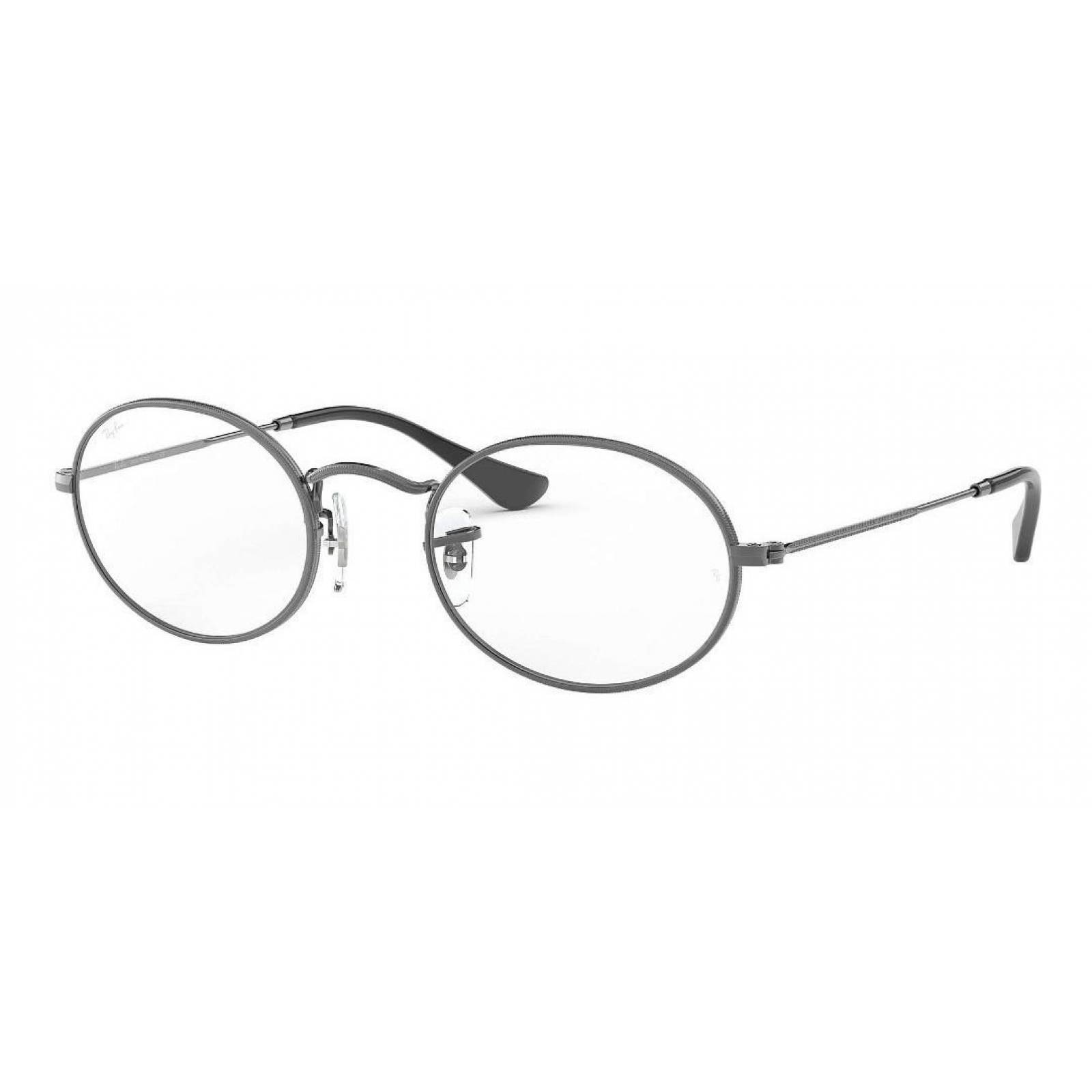 Ray Ban Rb3547v Ray Ban Oftalmico Rb3547v 2502 Oval Optics Plateado Gris
