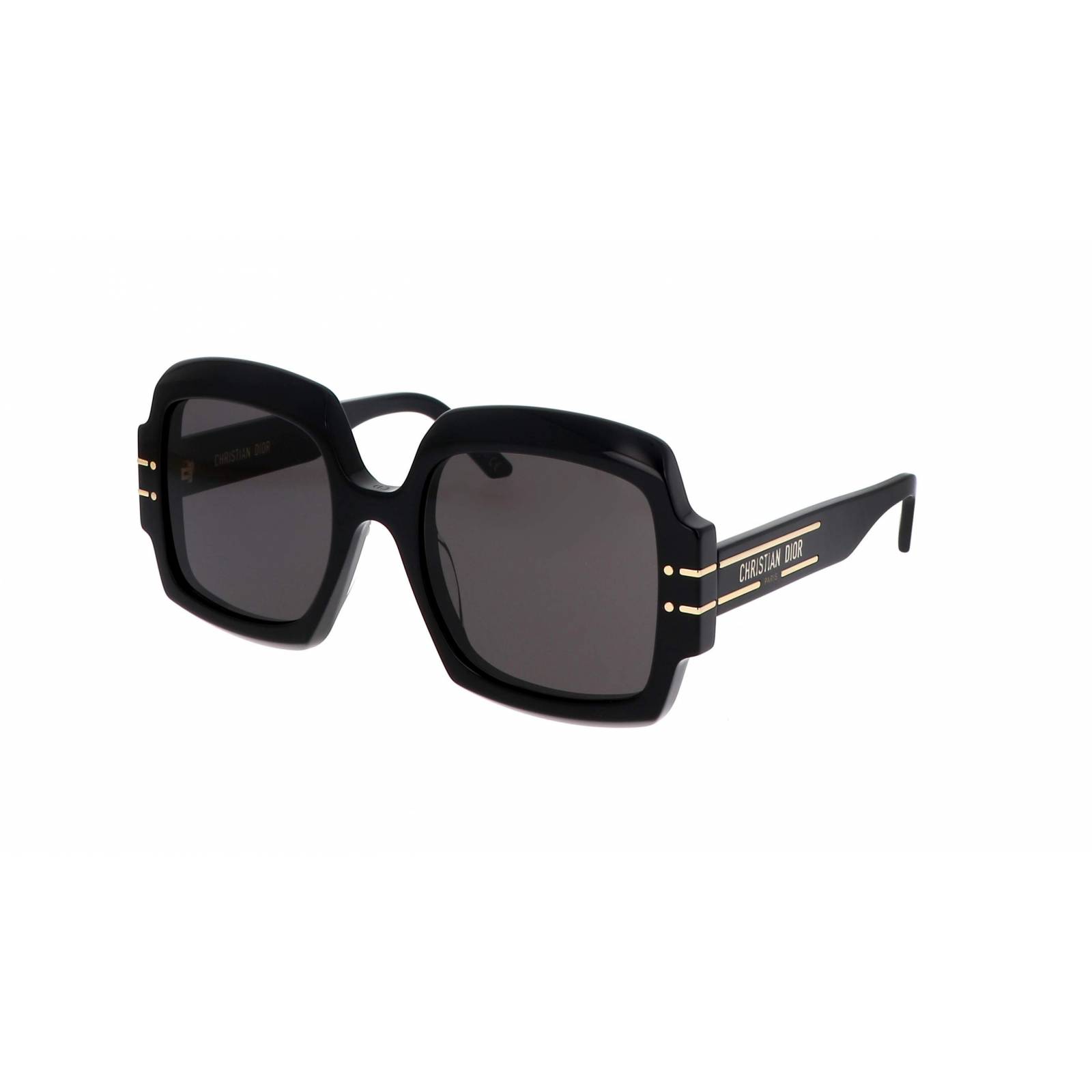 Dior Signature S1U 10A0 Square Shape Negro Dorado