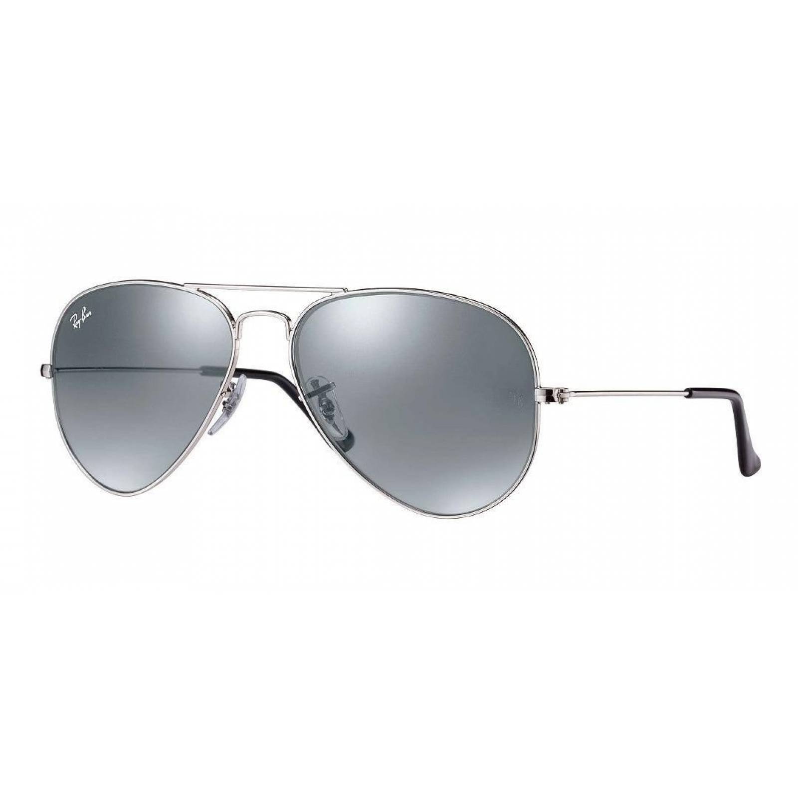 Ray Ban Rb3025 W3277 Aviator Gris Espejo Plata Gota Clasico