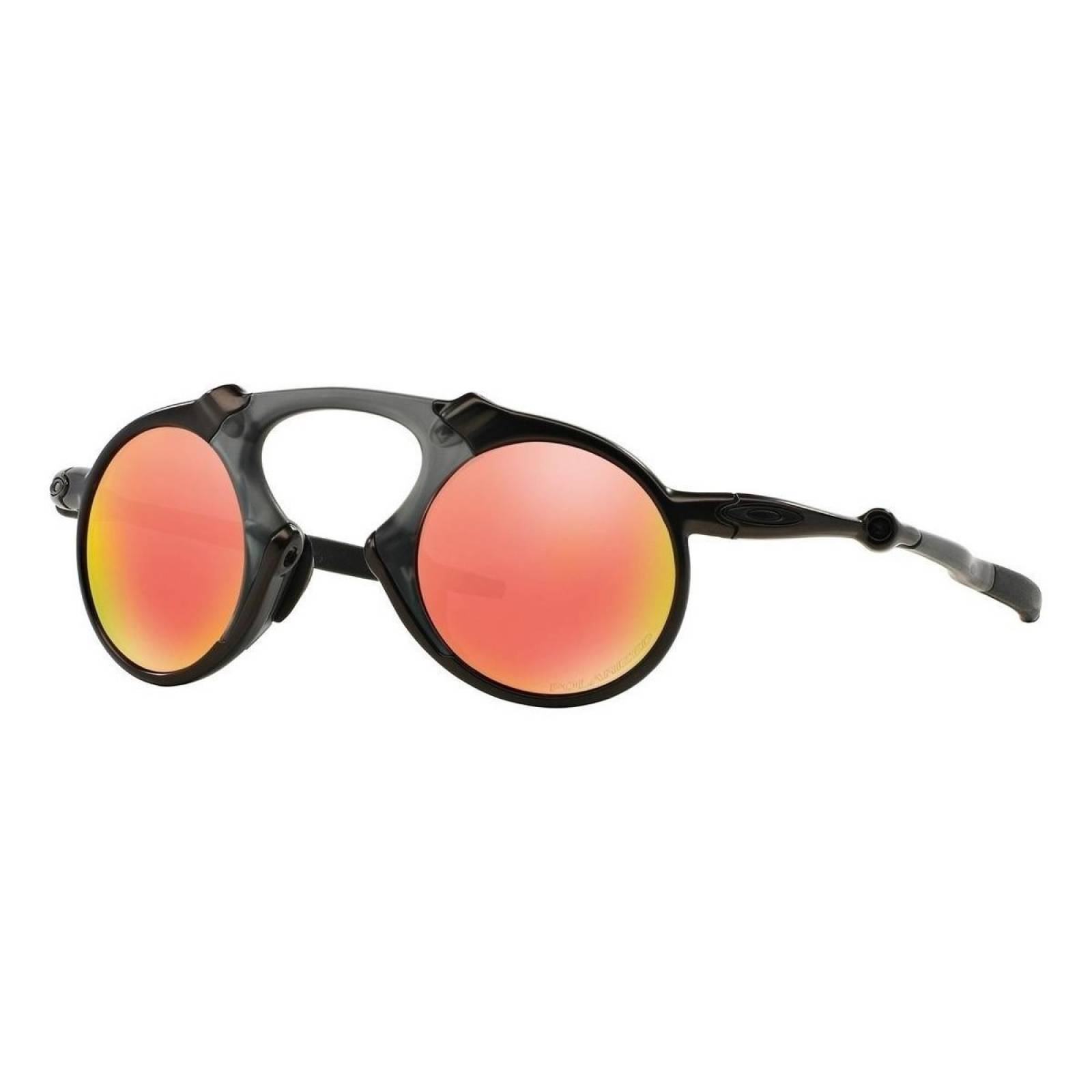 Oakley Madman Oo6019-04 Polarized Iridium Round Dark Carbon