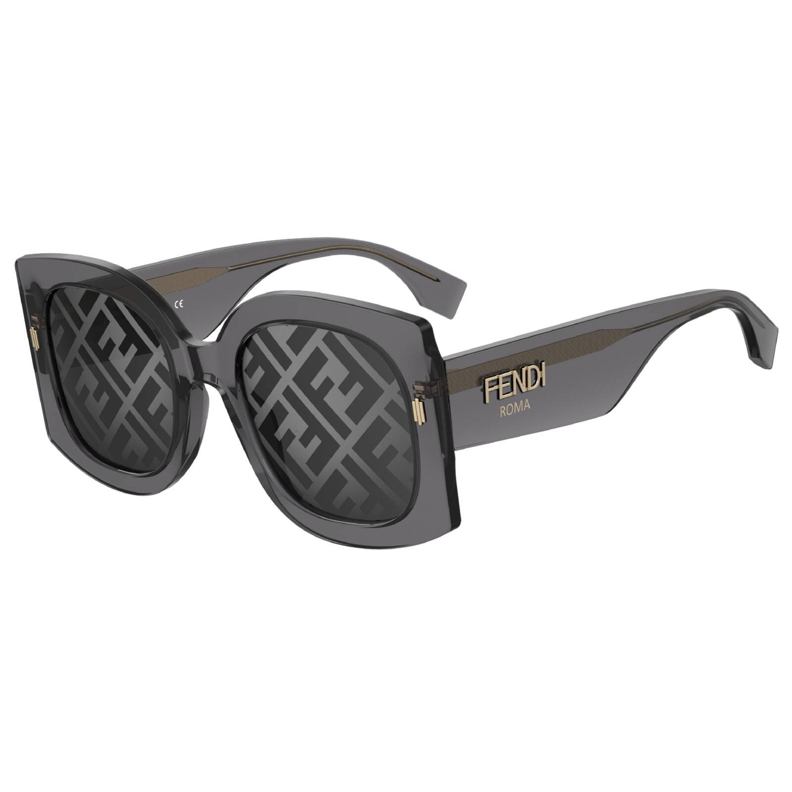 Fendi Roma FF0436/G/S KB7 MD Grey Gold Grey Gradient