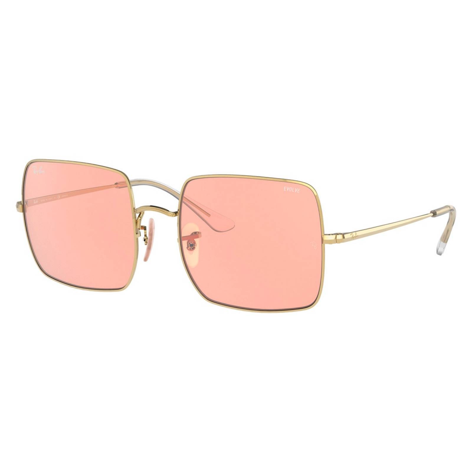 Ray Ban Rb1971 001/3E Square Shape Rosa Transparente Dorado