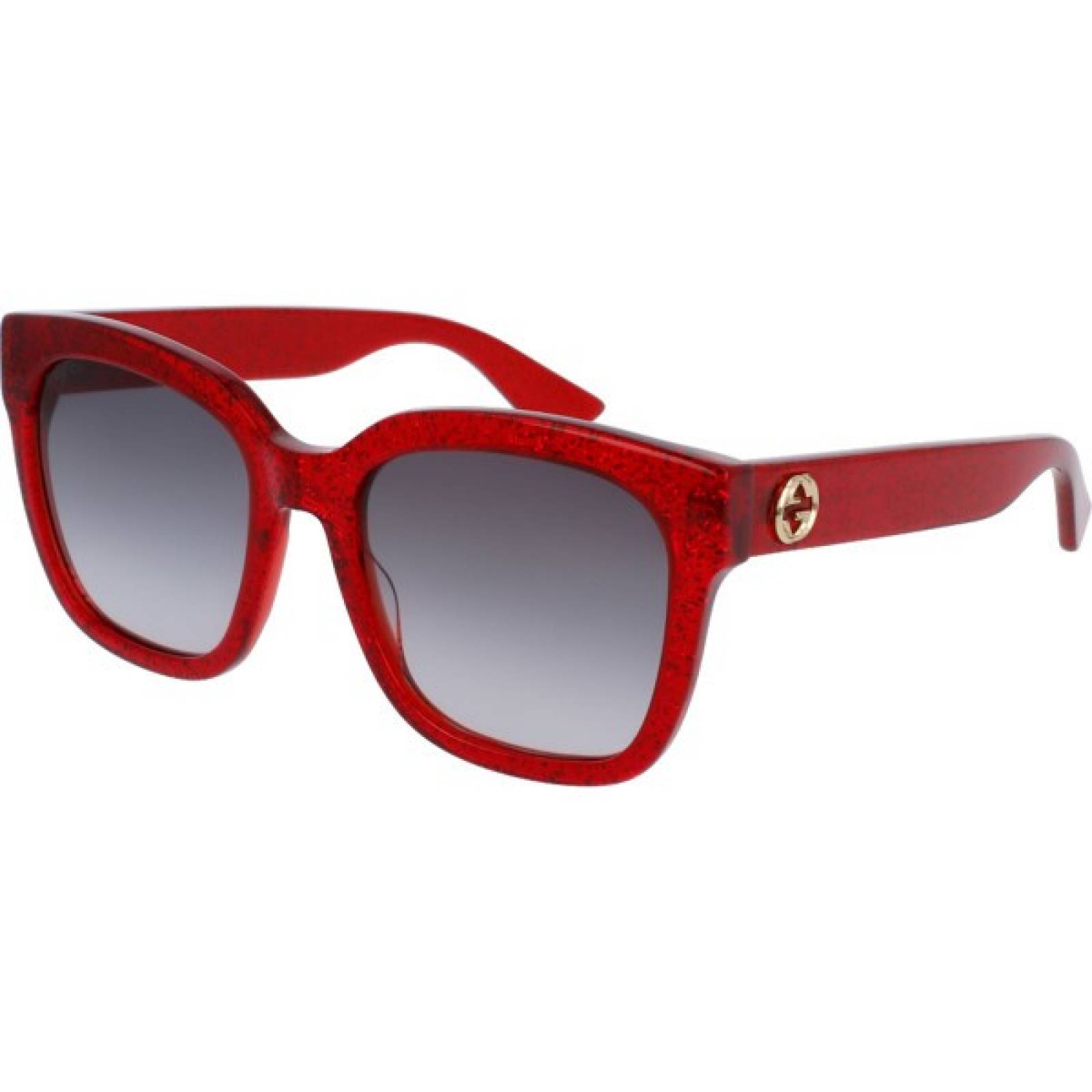Gucci GG0034S 006 Square Shape Pink Glitter Original