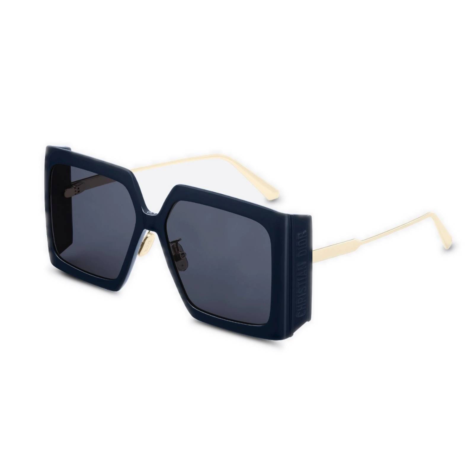 Dior DiorSolar S2U 99A0 Square Shape Negro Dorado Original