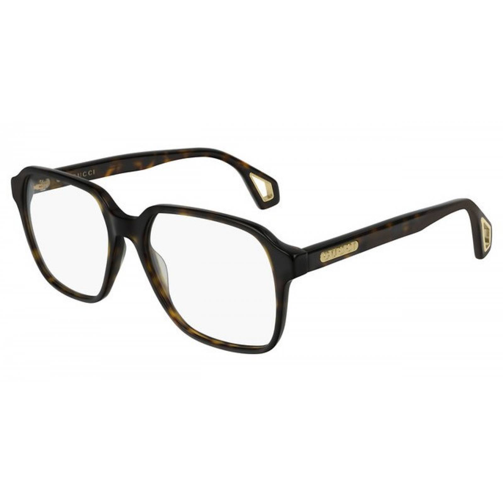 Gucci GG0469O 002 Square Shape Oftalmico Carey Dorado