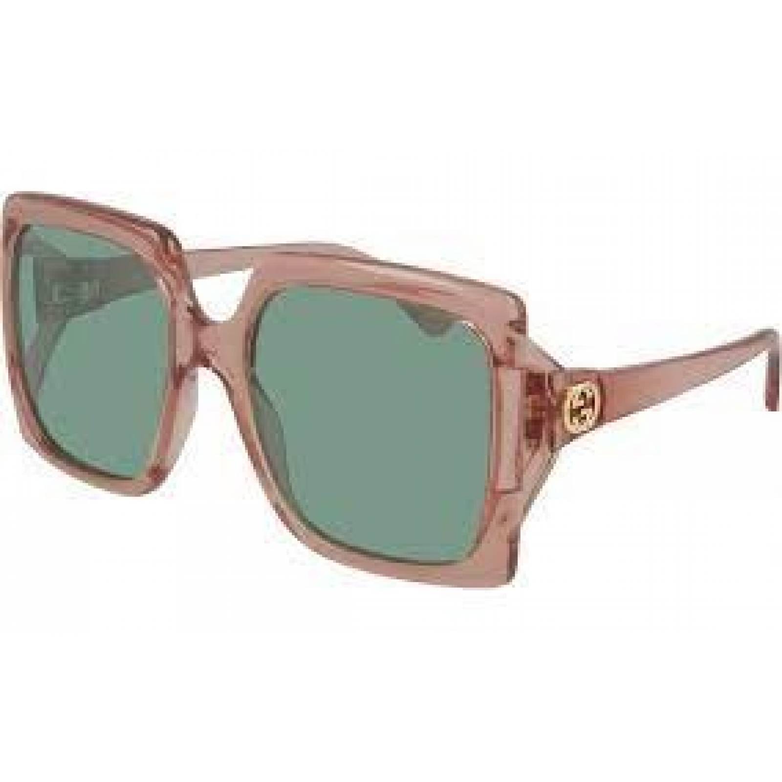 Gucci GG0876SA 004 Square Shape Oversized Verde Naranja