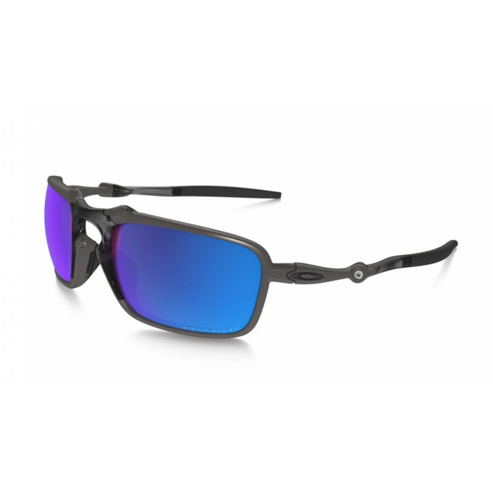 Oakley OO6020 03 Badman Sapphire Iridium Polarized Dark Plasma