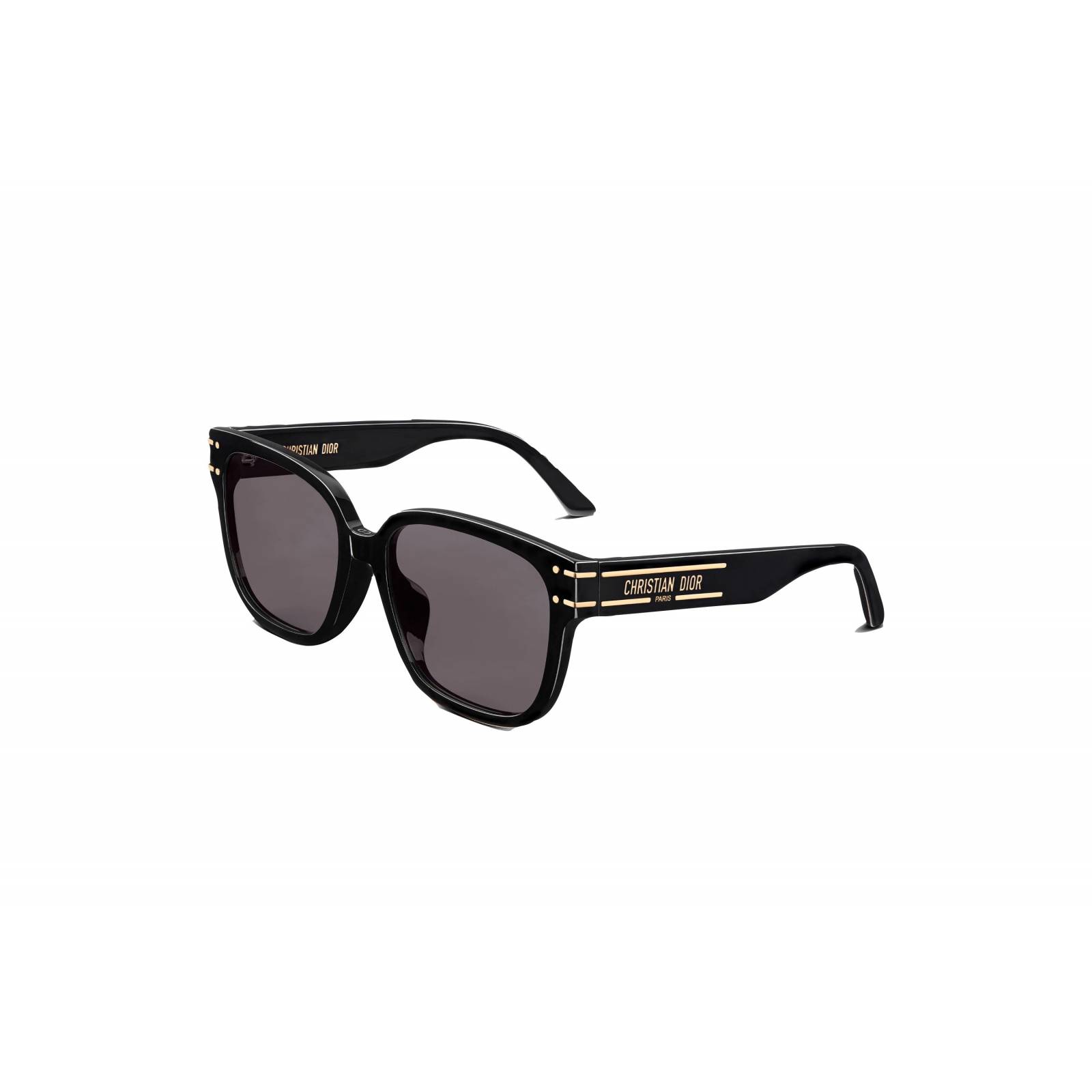 Dior Signature S7F 10A0 Square Shape Negro Dorado