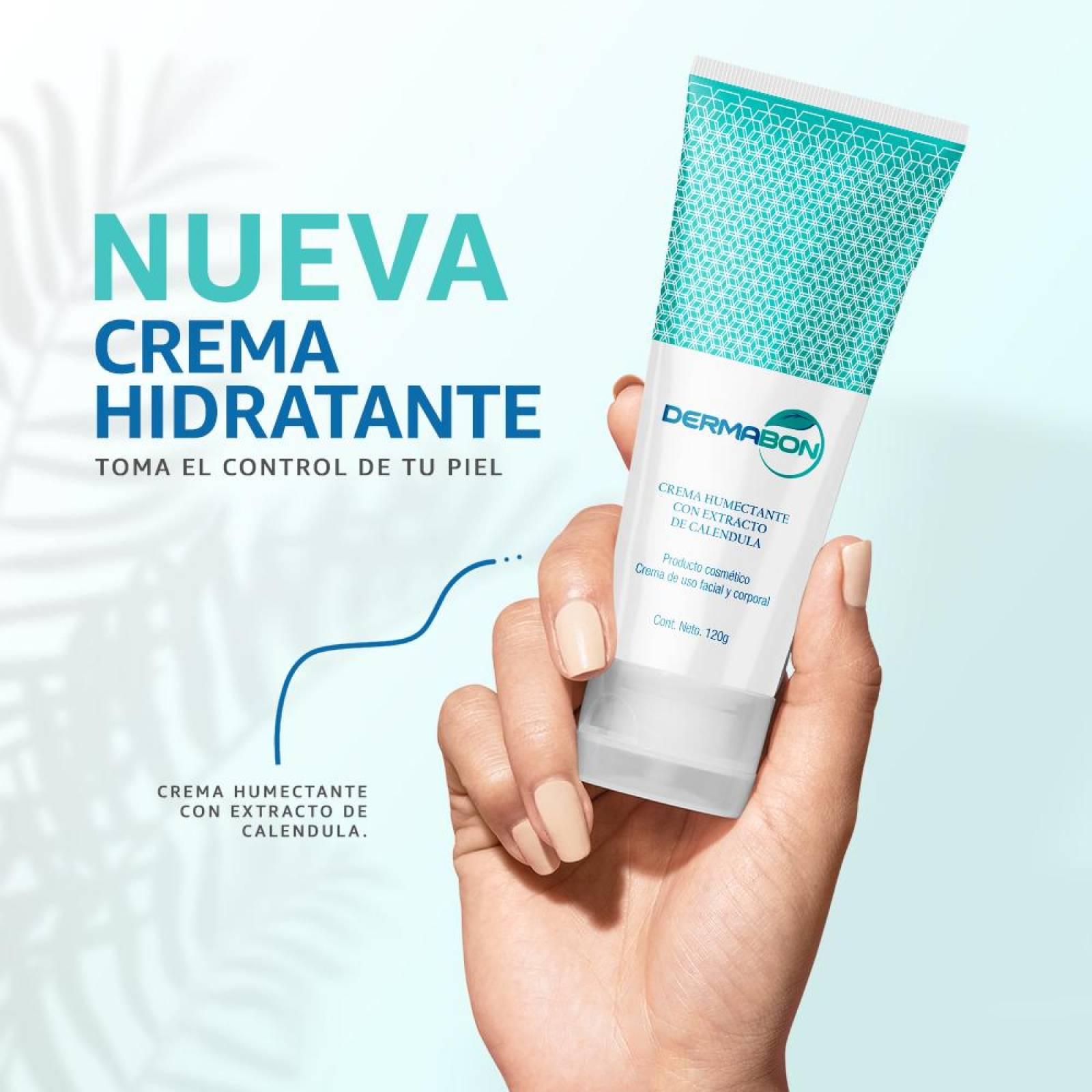 Kit 3 Cremas Humectante Con Extracto de Caléndula, Dermabon 