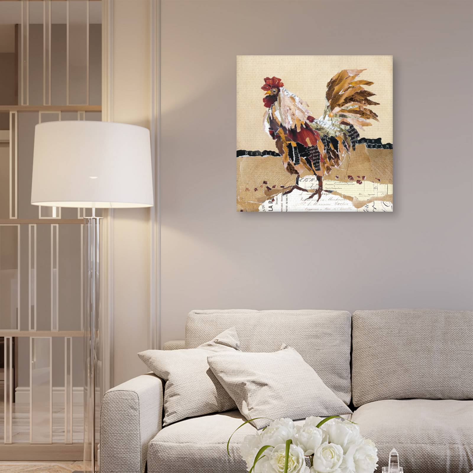 Cuadros Decorativos - Gallo de campo II de Carol Robinson