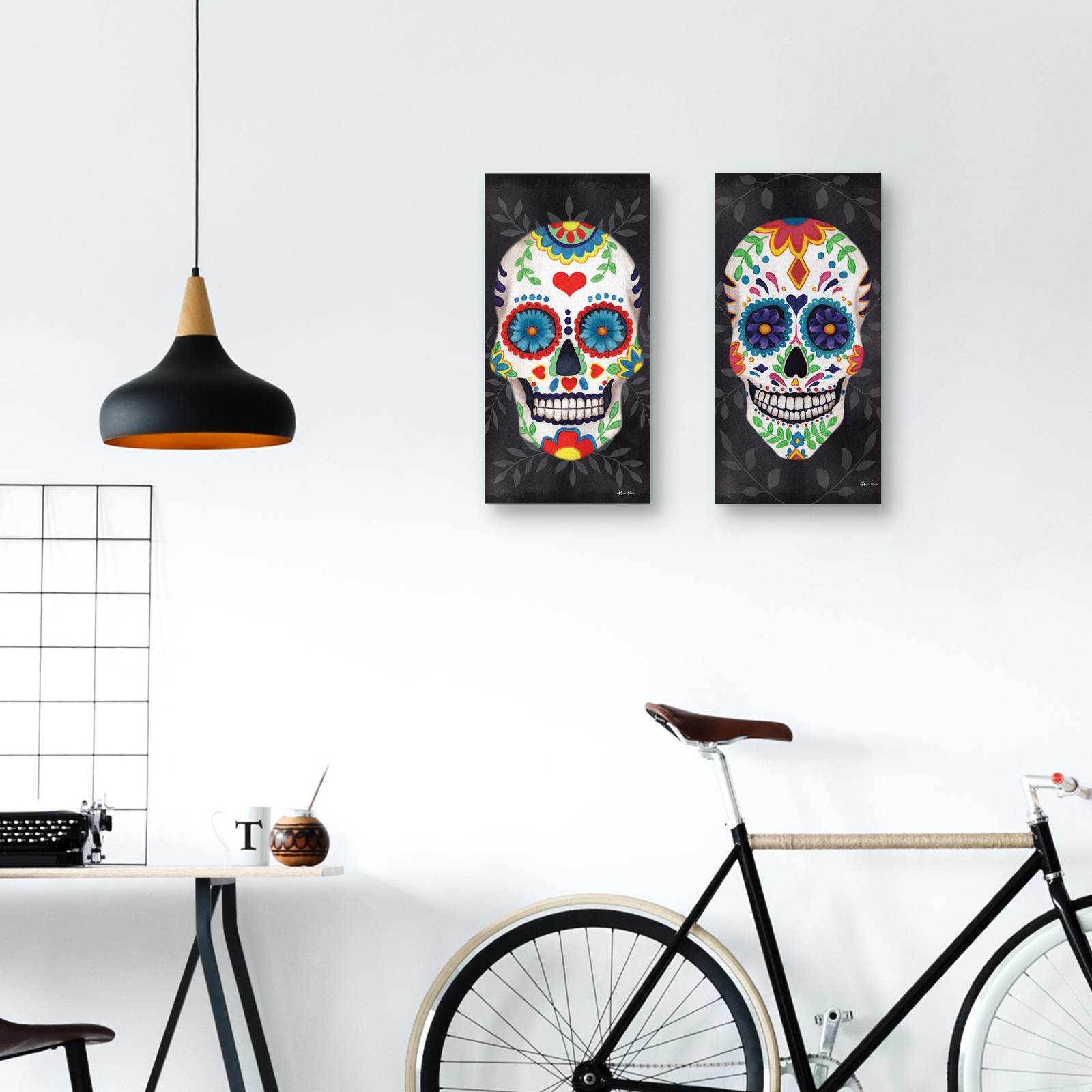 Cuadro Decorativo - Calavera de azúcar