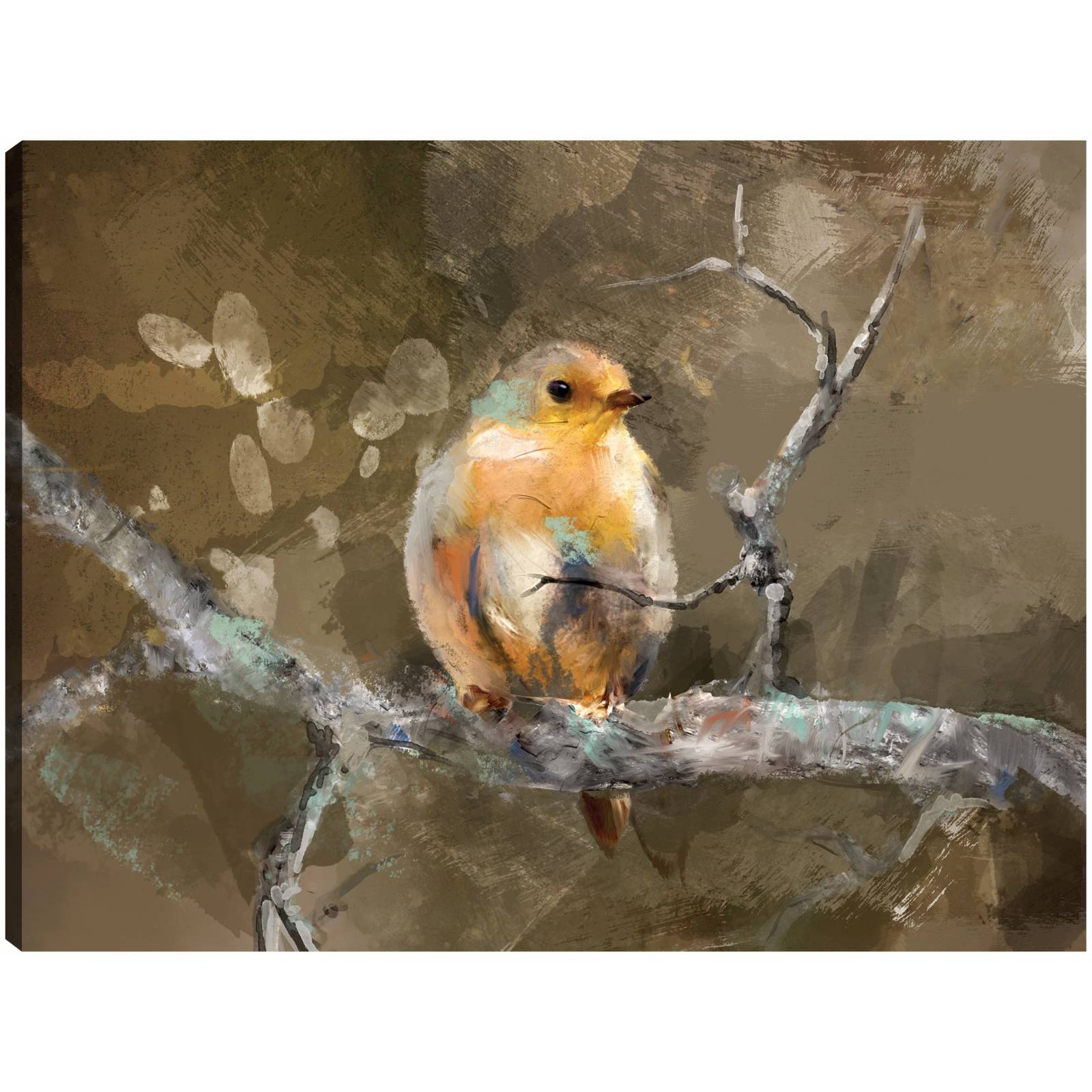Cuadro Decorativo - Aves de otoño II 28 cm x 36 cm