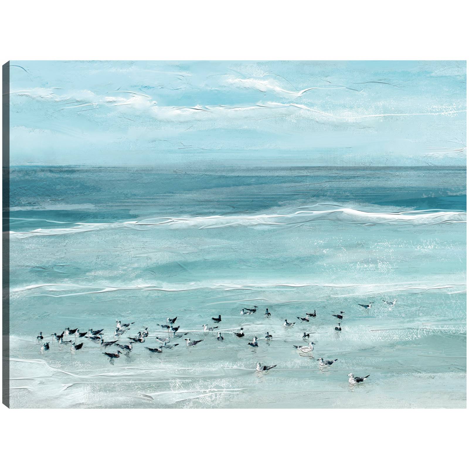 Cuadro Decorativo - aves marinas 28 cm x 36 cm