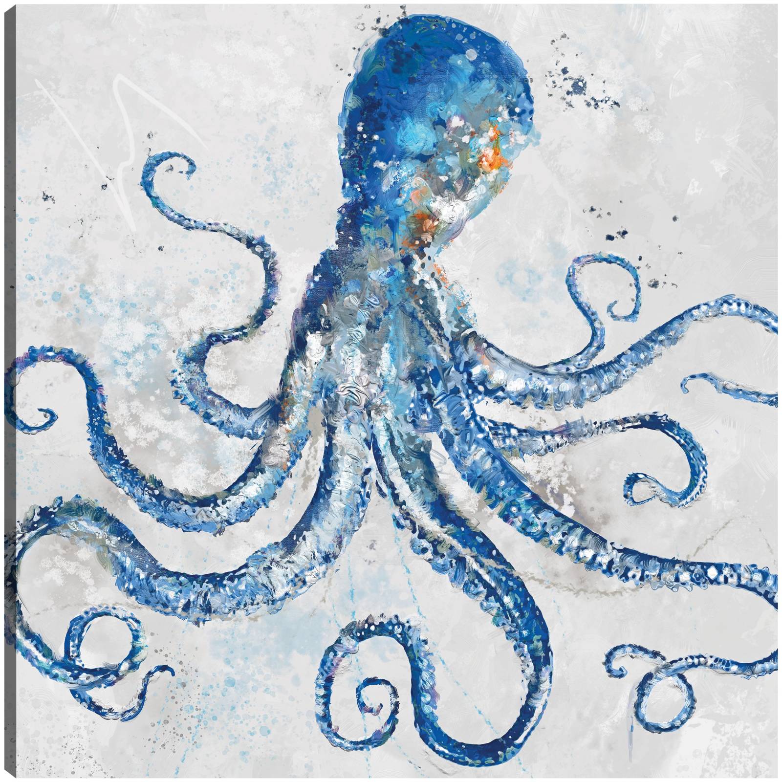 Cuadro Decorativo - Pulpo 89 cm x 89 cm