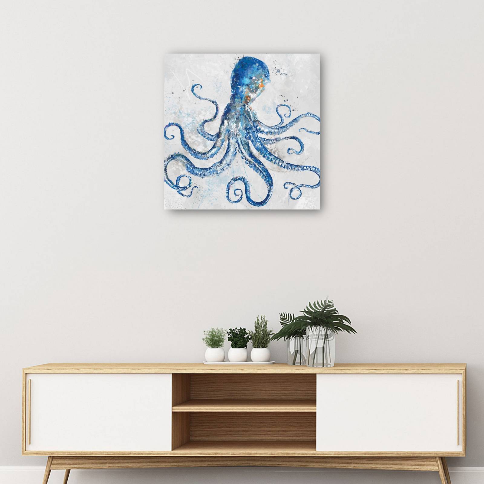Cuadro Decorativo - Pulpo 89 cm x 89 cm