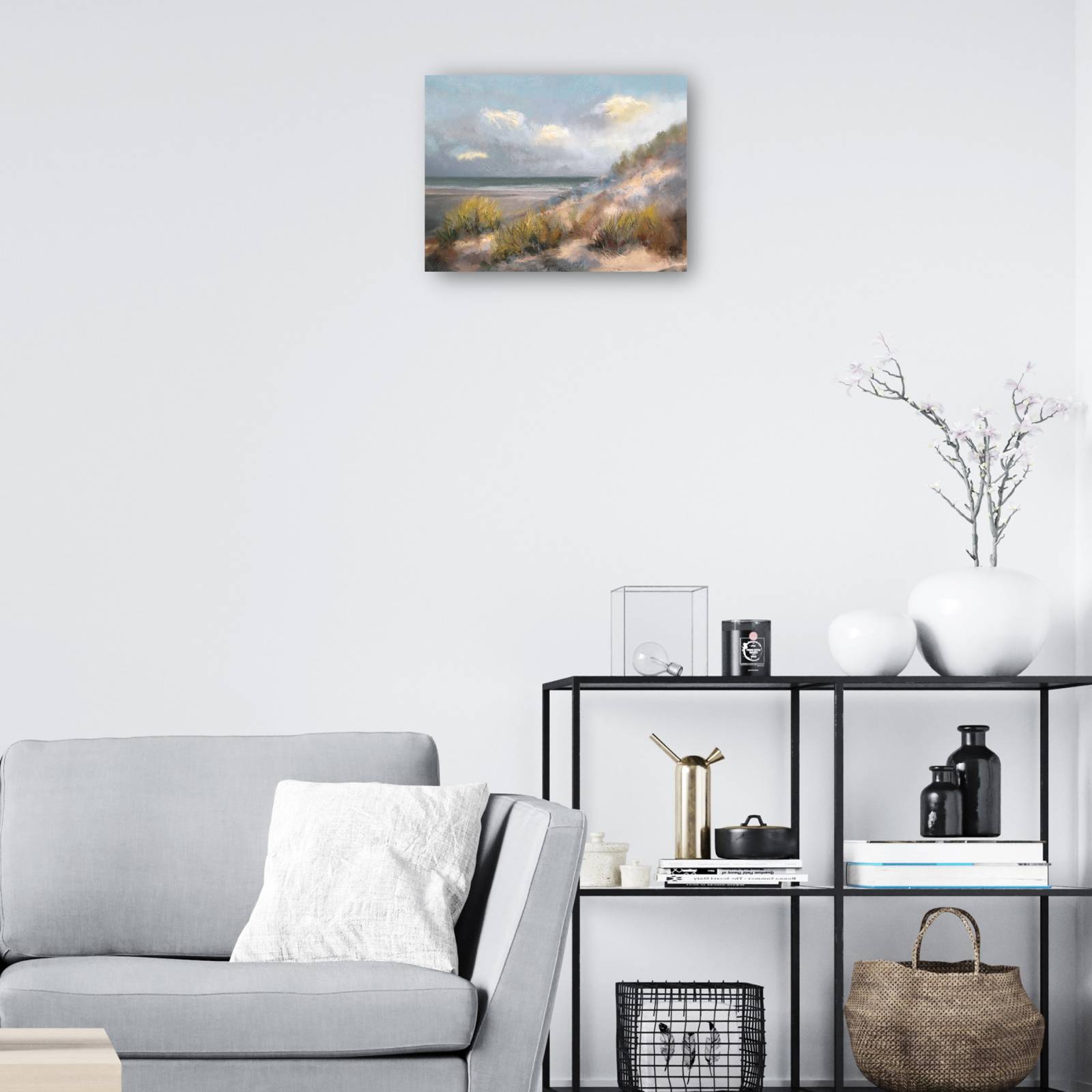 Cuadro Decorativo - Las dunas al anochecer 28 cm x 36 cm