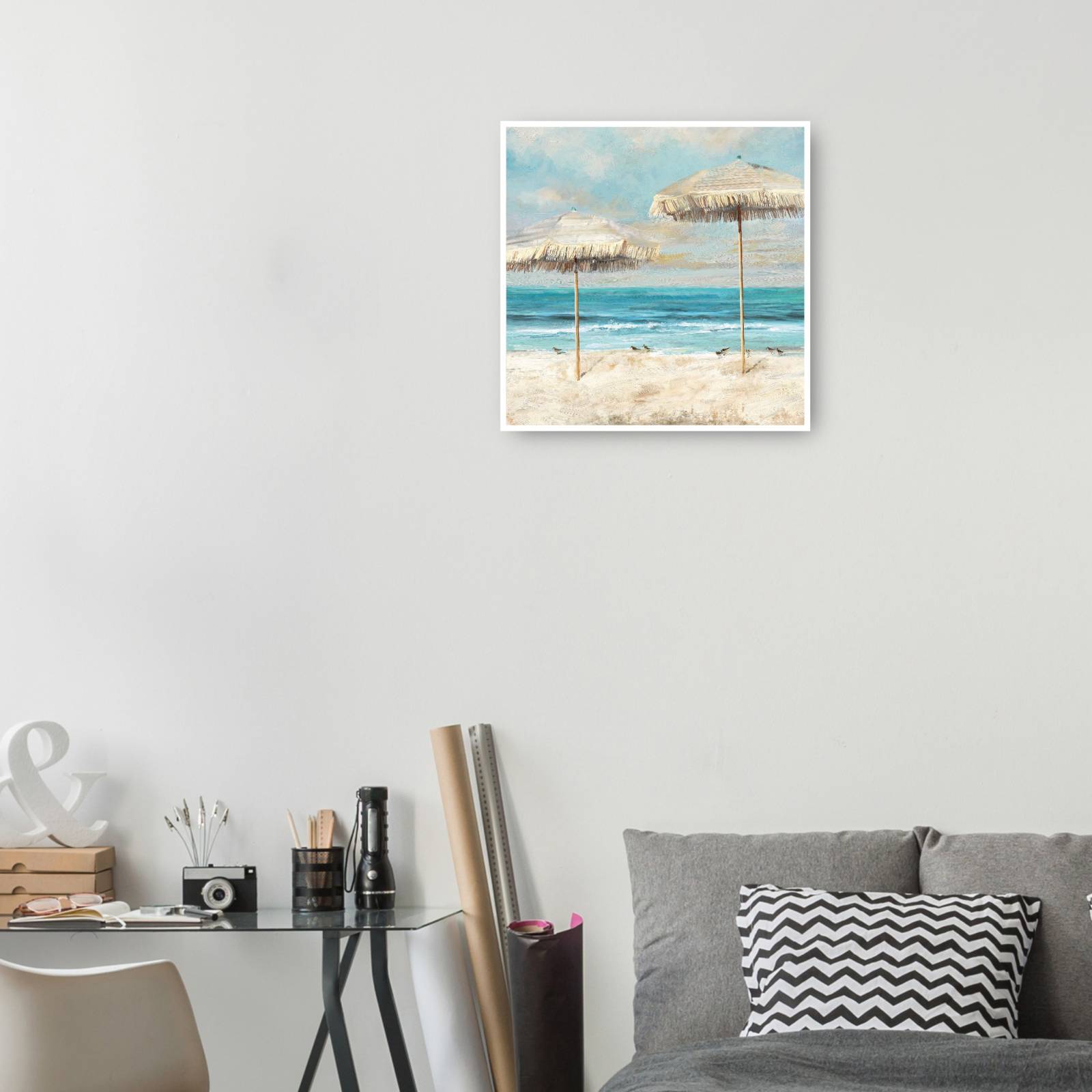 Cuadro Decorativo - Dúo de playa 94 cm x 94 cm